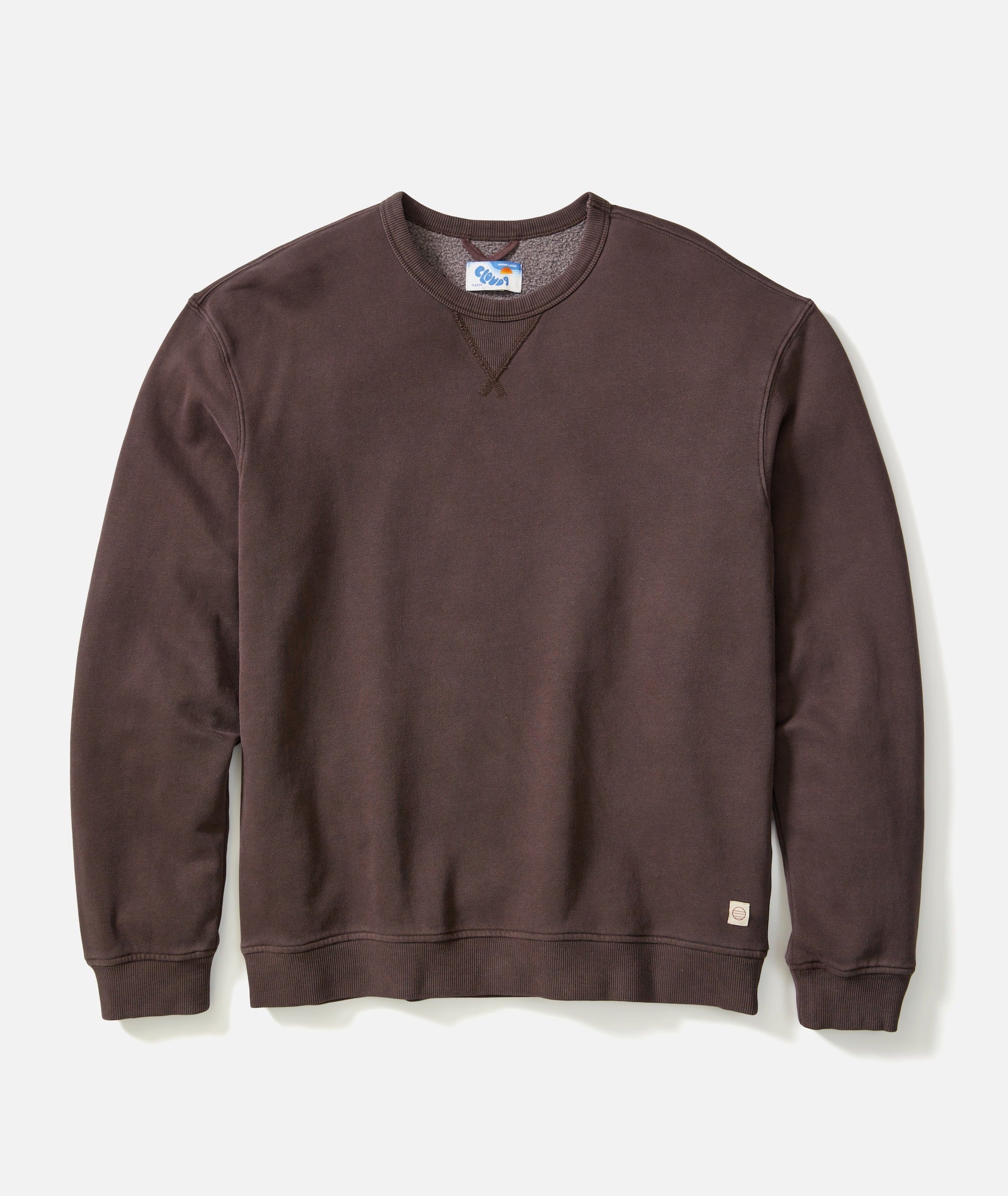 Men's Cloud 9 Fleece Relaxed Crewneck in Coffee