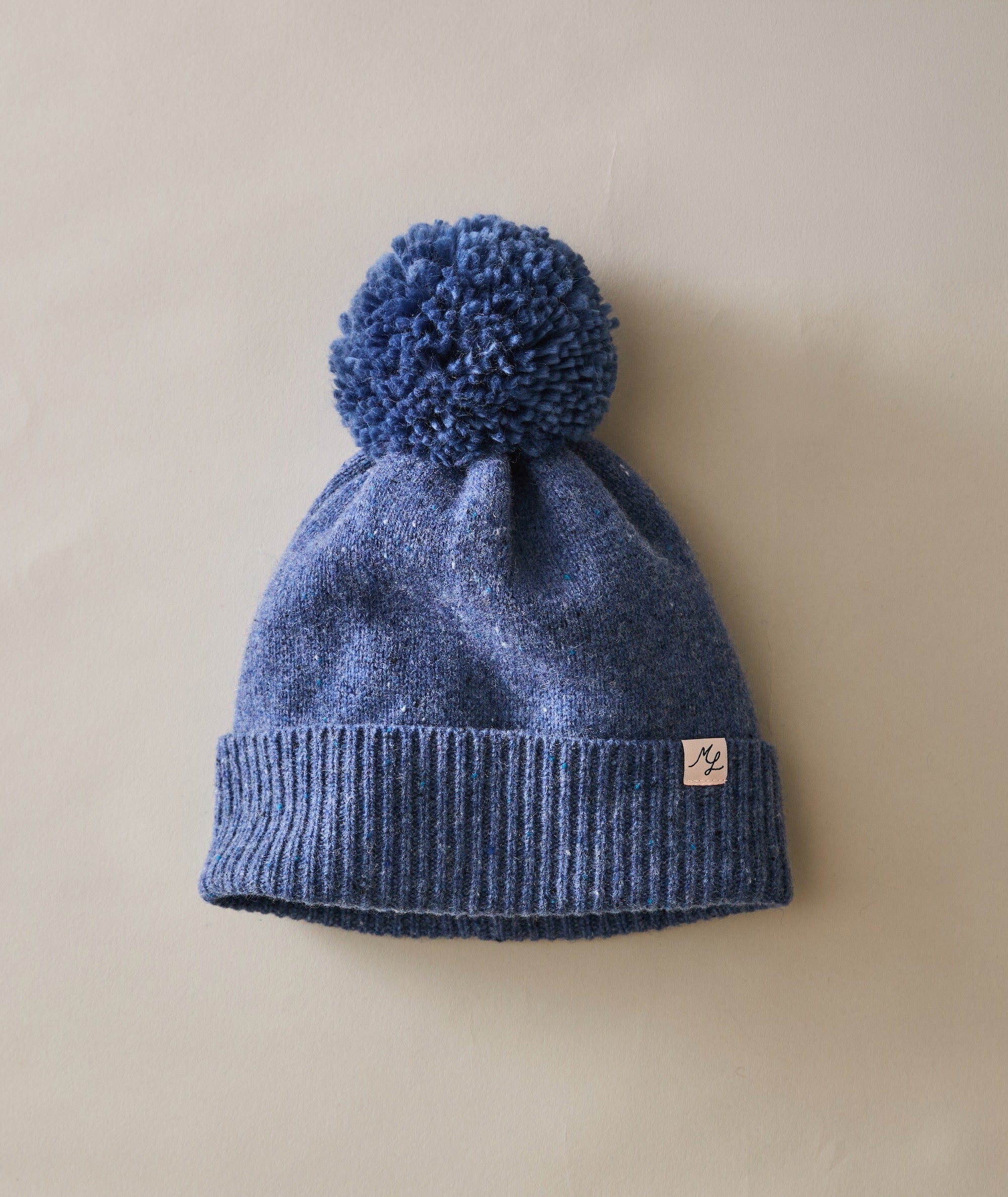 Coastal Merino Pom Beanie
