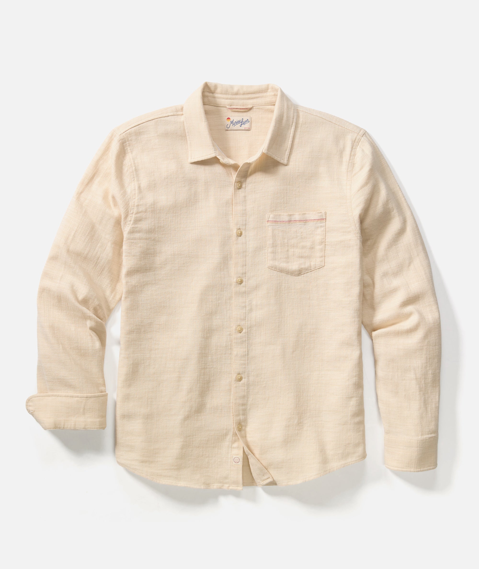 Stretch Selvage Long Sleeve Shirt