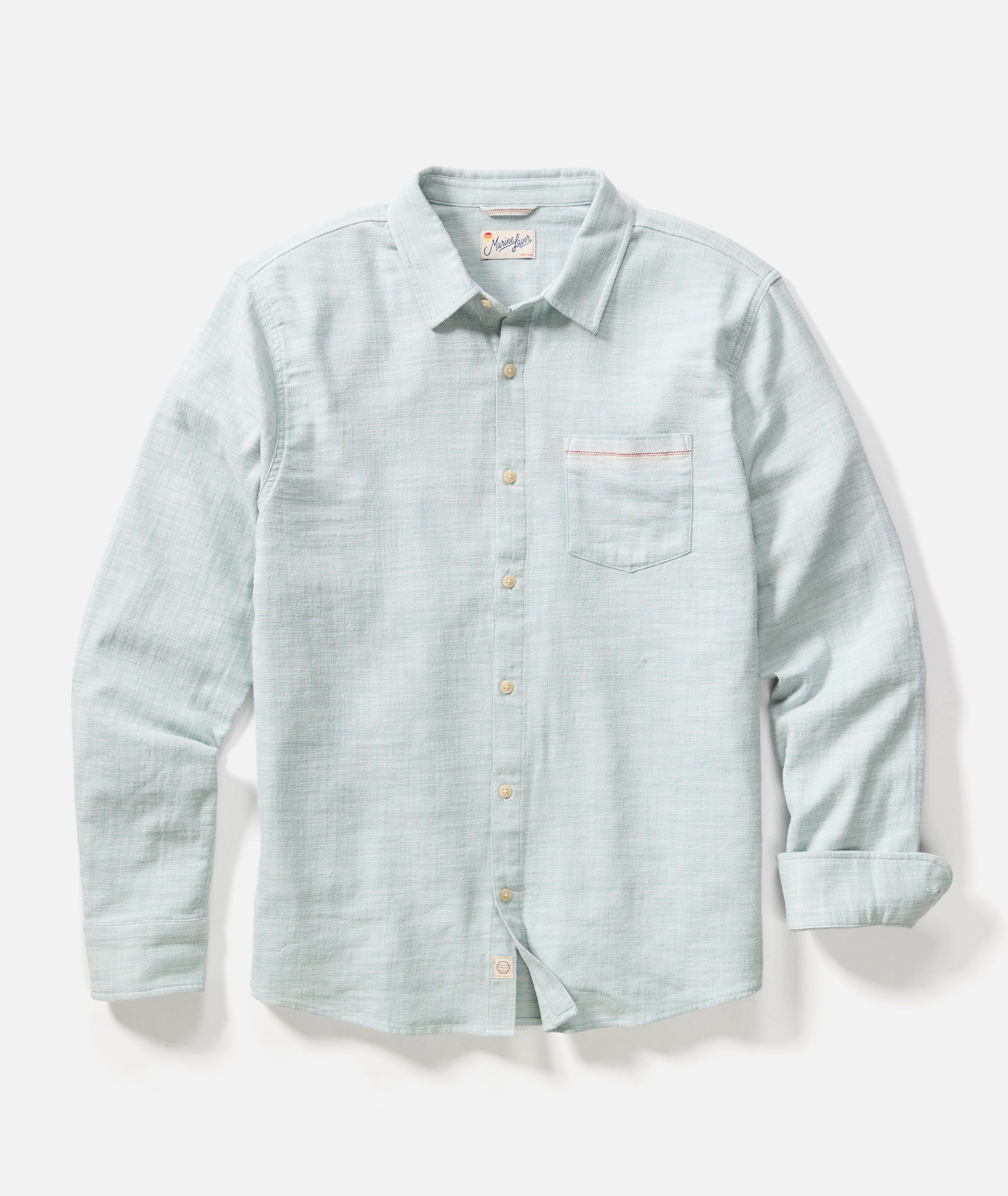 Stretch Selvage Long Sleeve Shirt