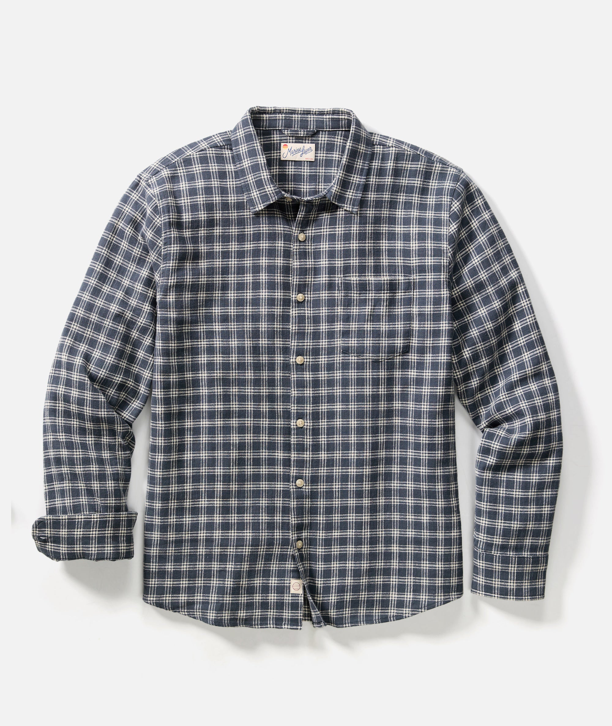 Stretch Selvage Long Sleeve Shirt