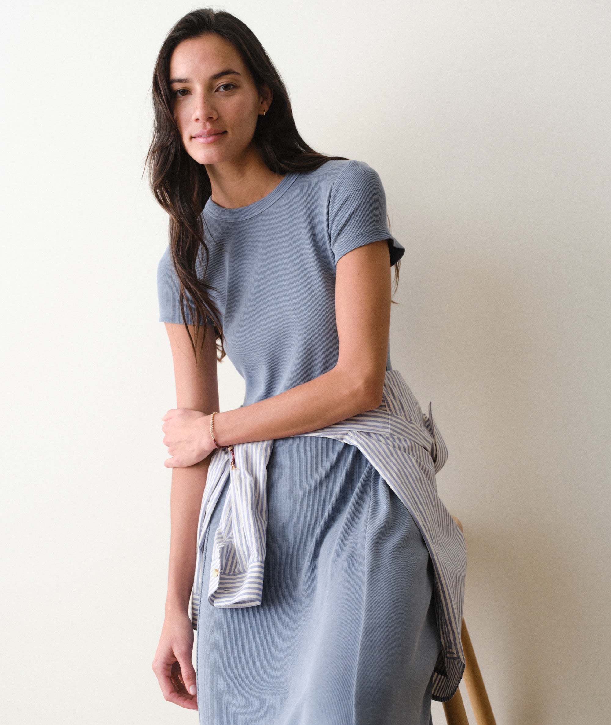 Lexi Short Sleeve Fit & Flare Midi Dress