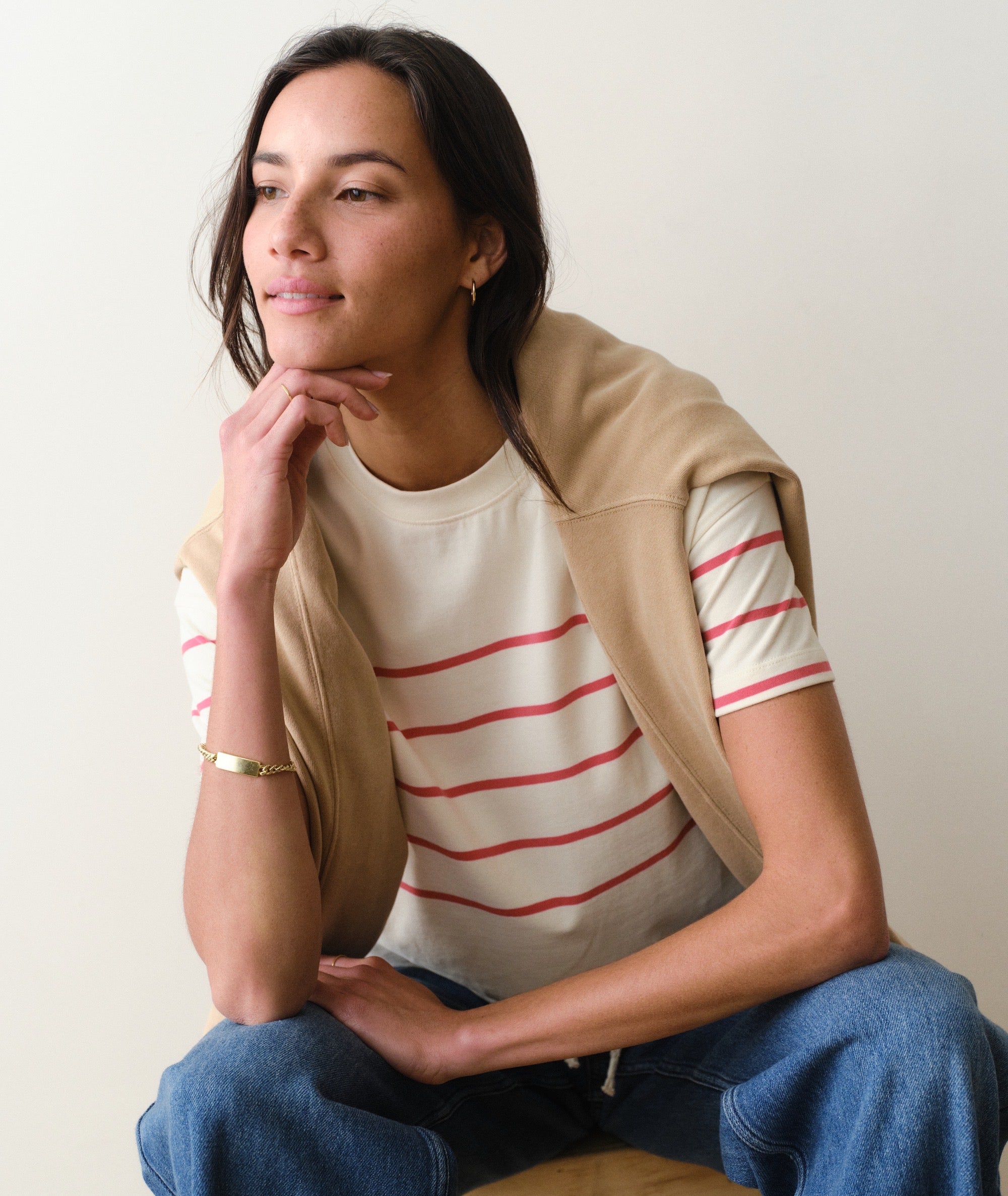 Luxe Sueded Tee