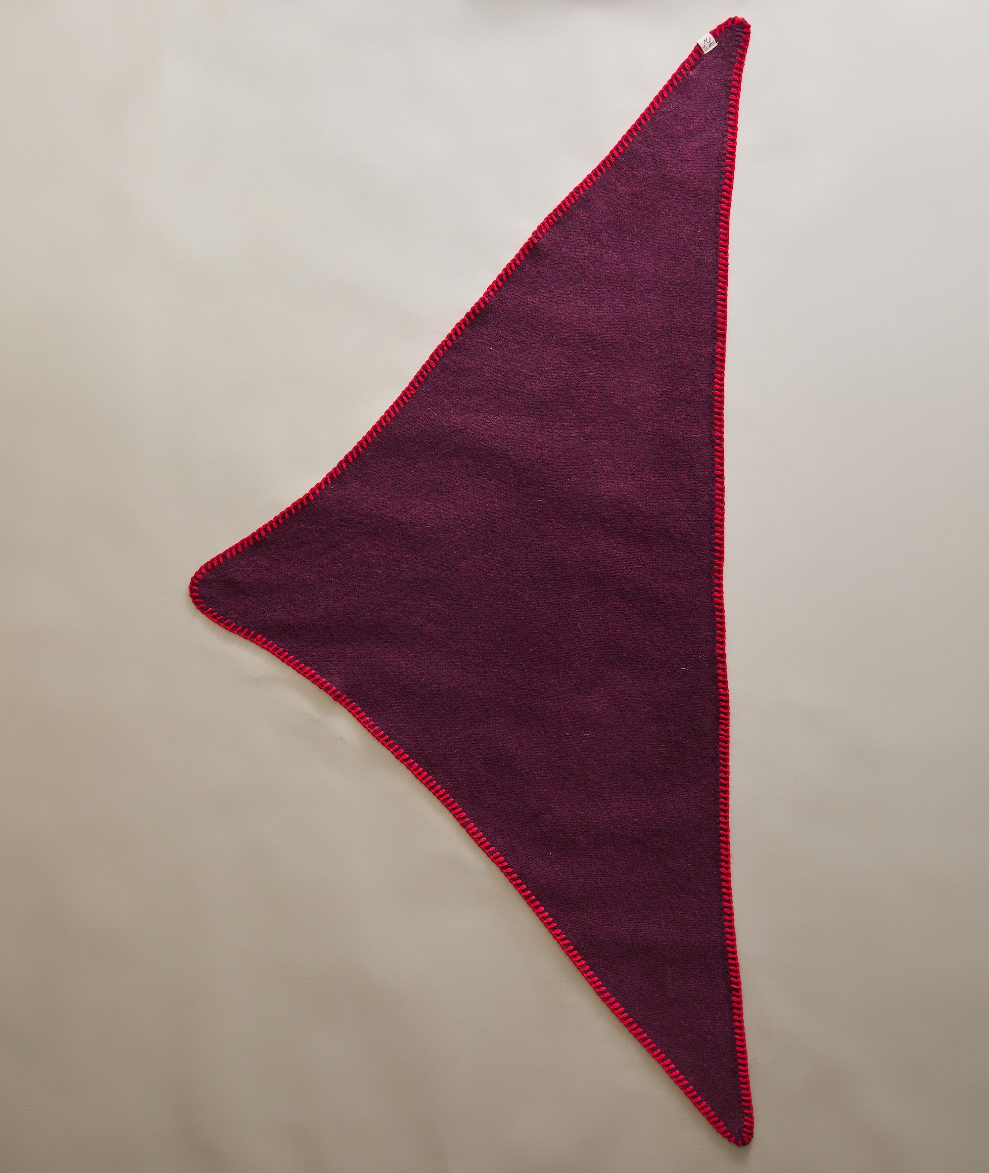 Coastal Merino Triangle Scarf