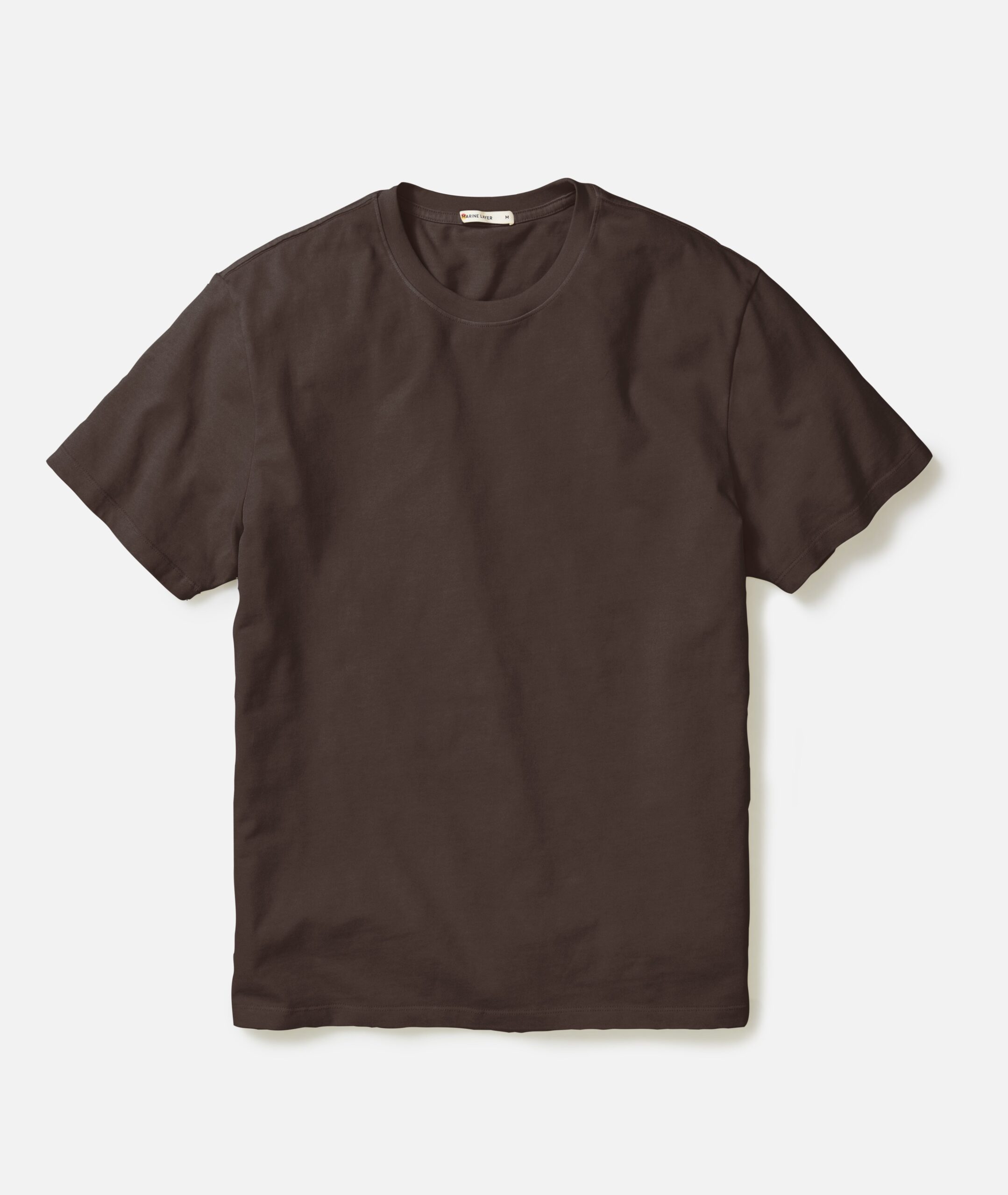 Men's Luxe Jersey Relaxed Tee in Coffee