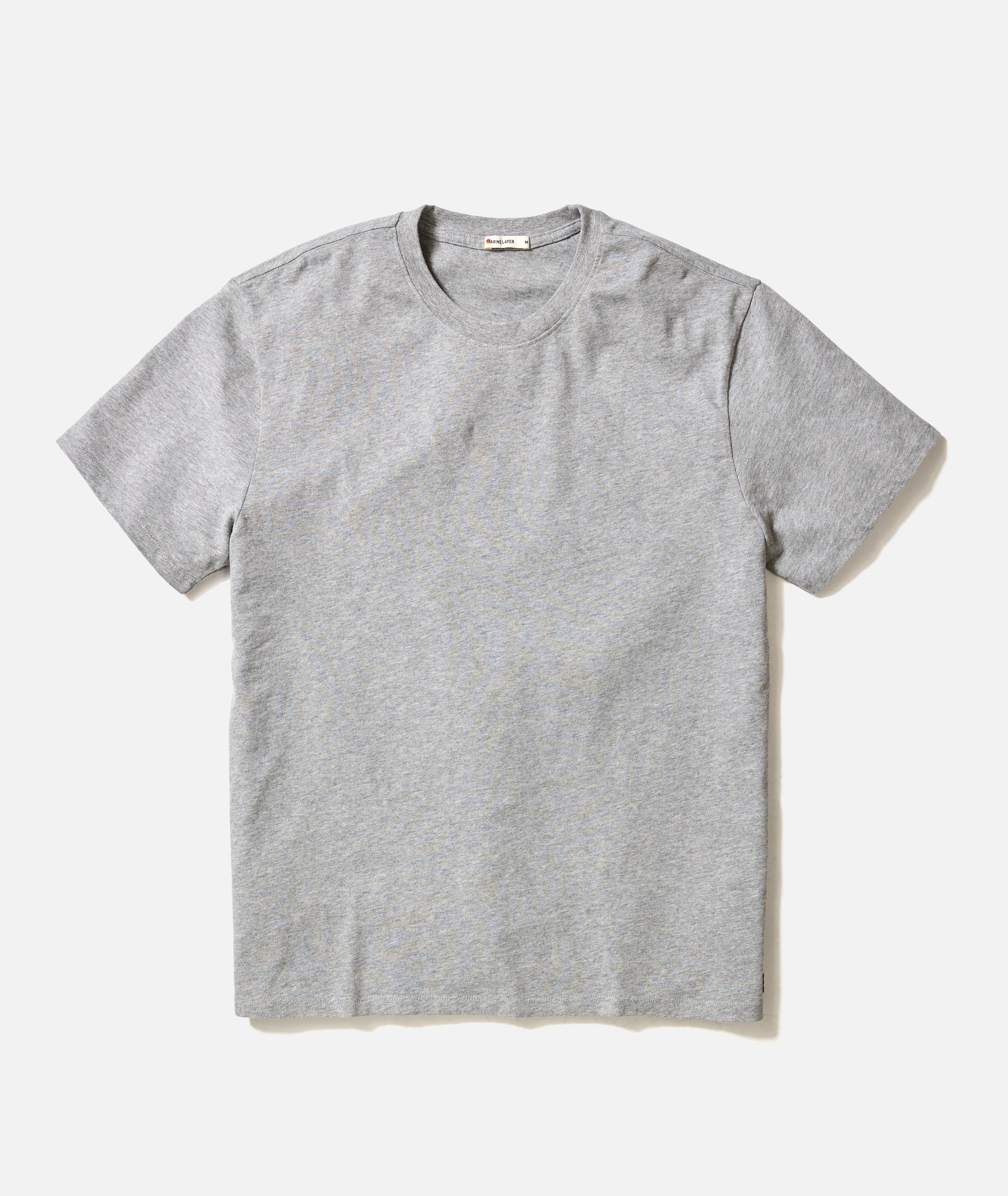 Men's Luxe Jersey Relaxed Tee in Heather Grey