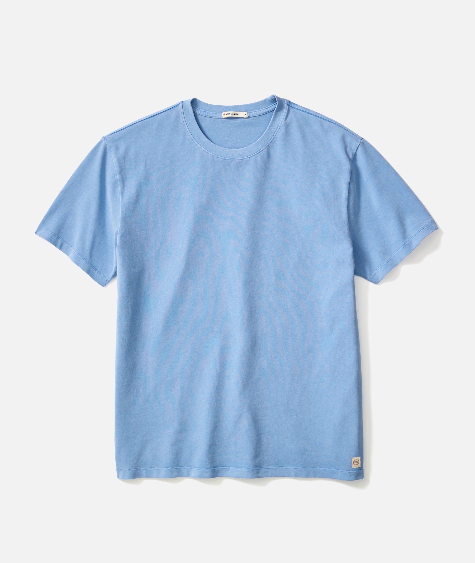 Men's Luxe Jersey Relaxed Tee in Coastal Blue