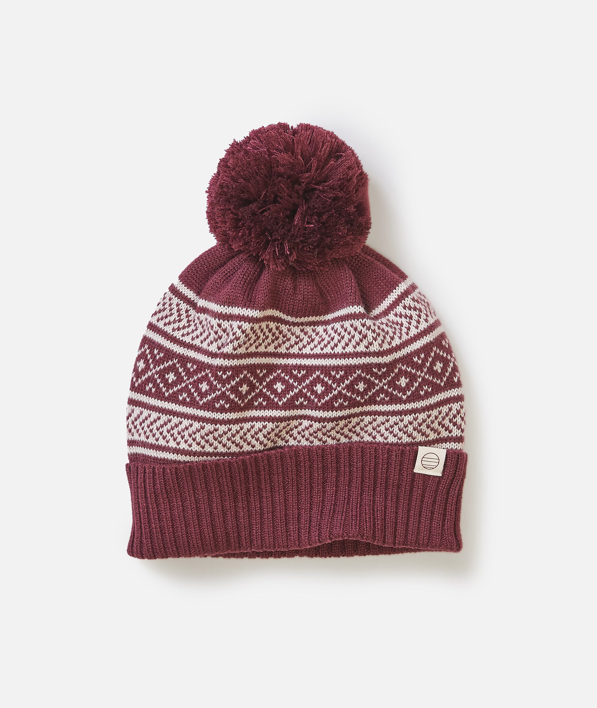 Fair Isle Pom Beanie