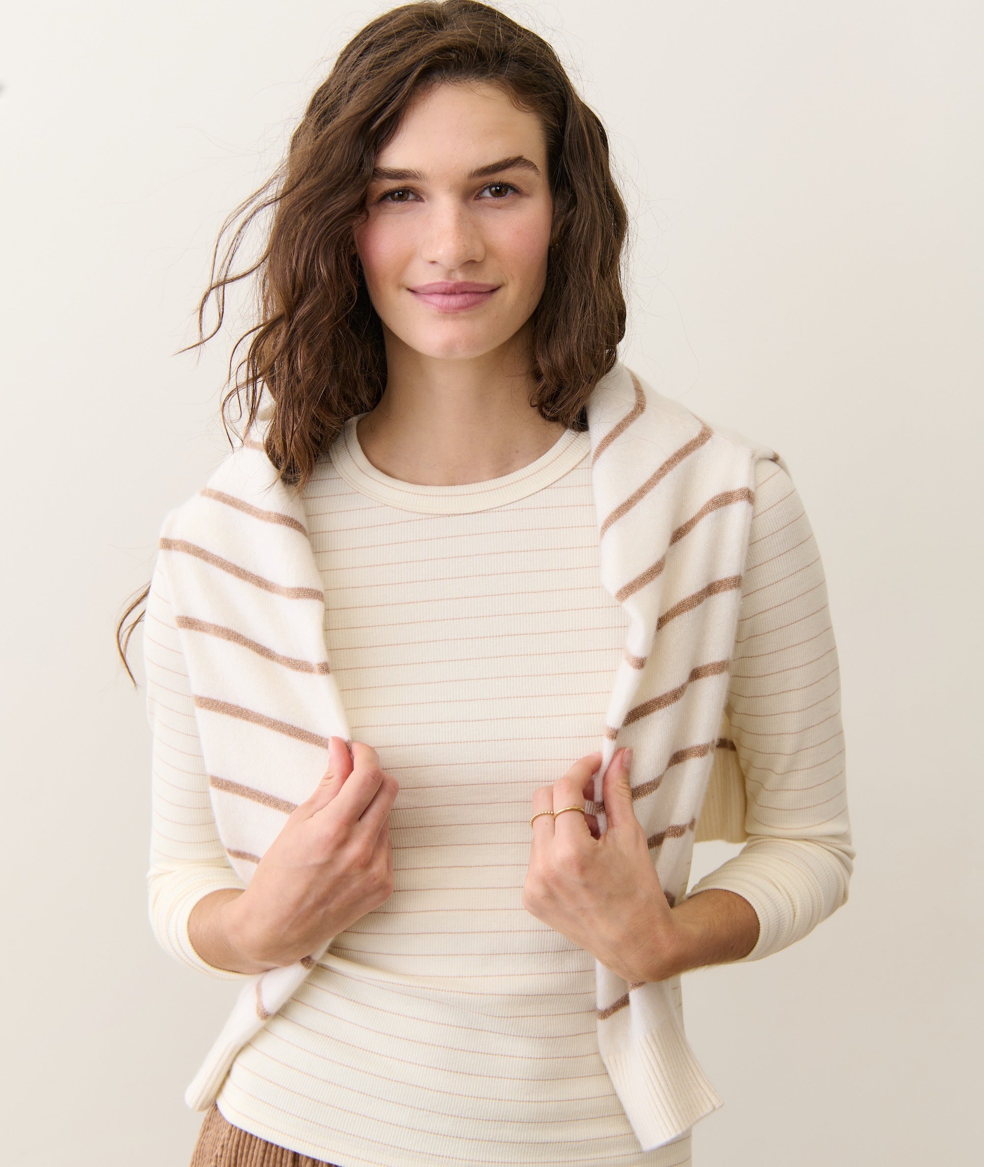 Lexi Rib Sun-In Long Sleeve Crew Tee