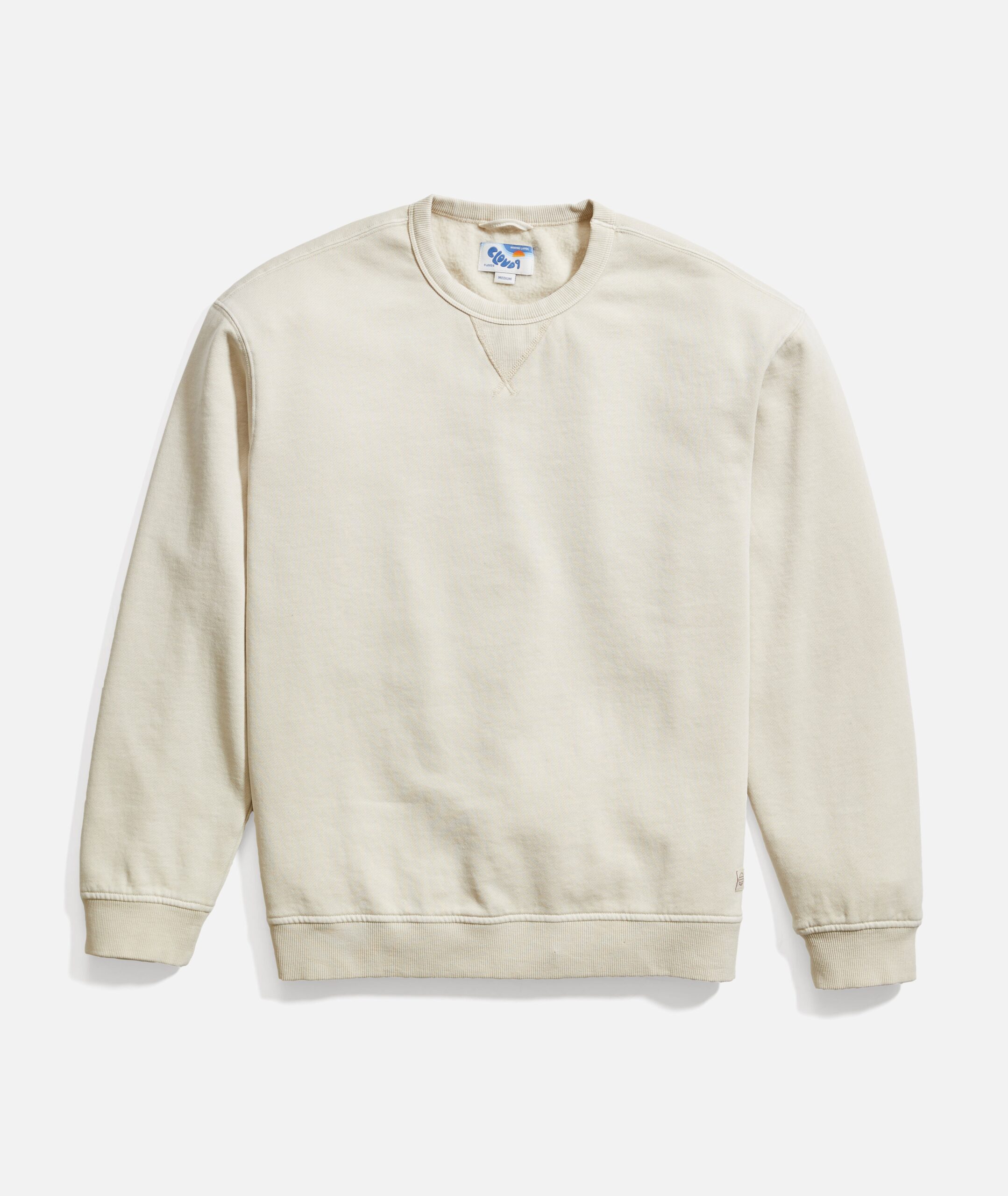 Men's Cloud 9 Fleece Relaxed Crewneck in Whitecap