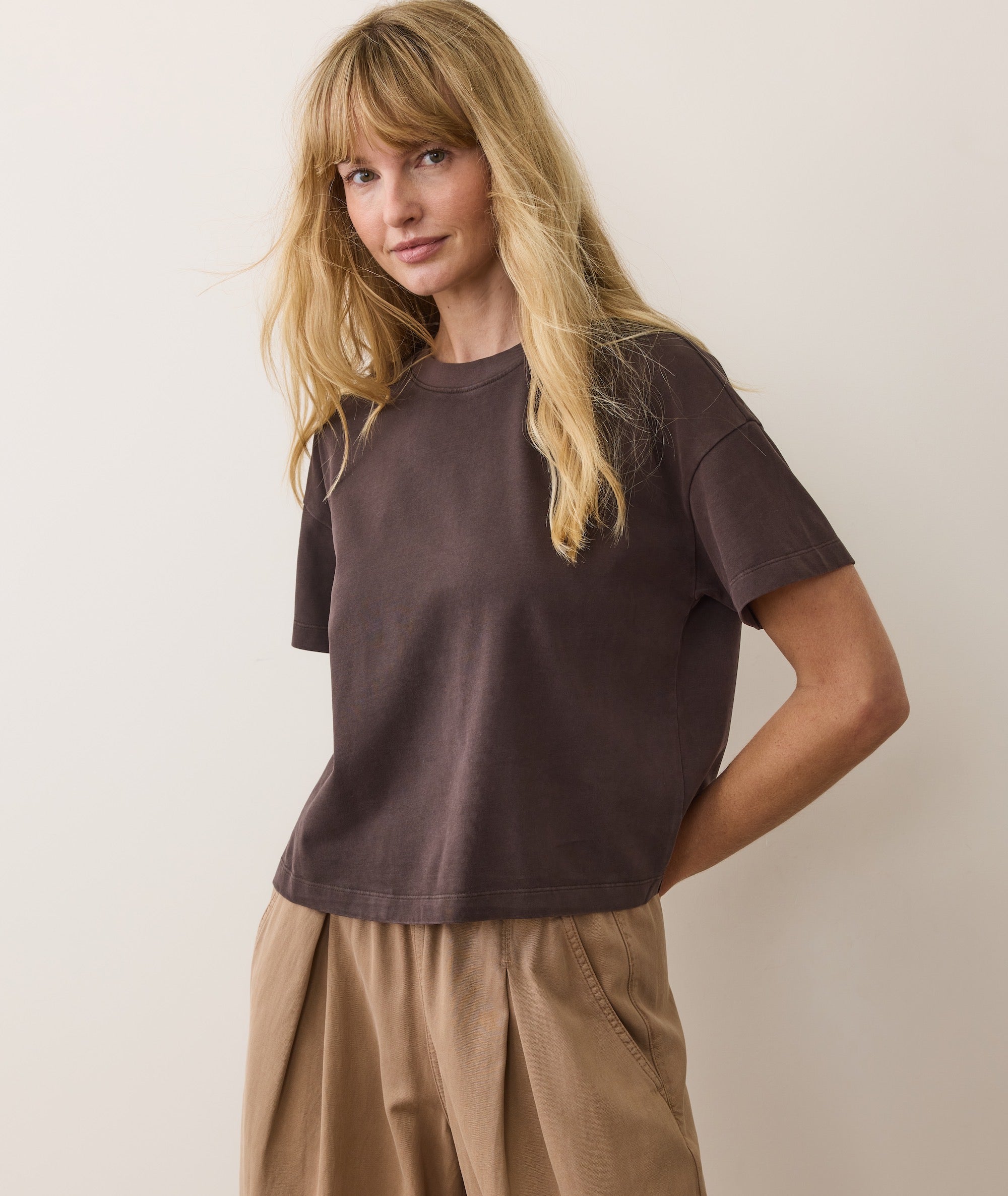 Luxe Sueded Tee