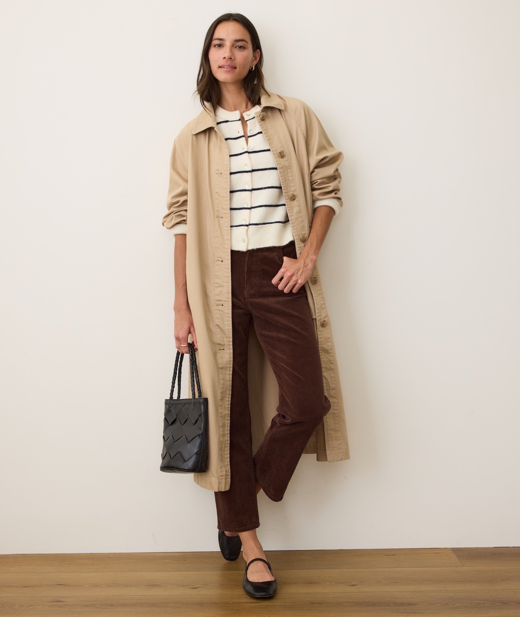 Hayes Twill Trench Coat