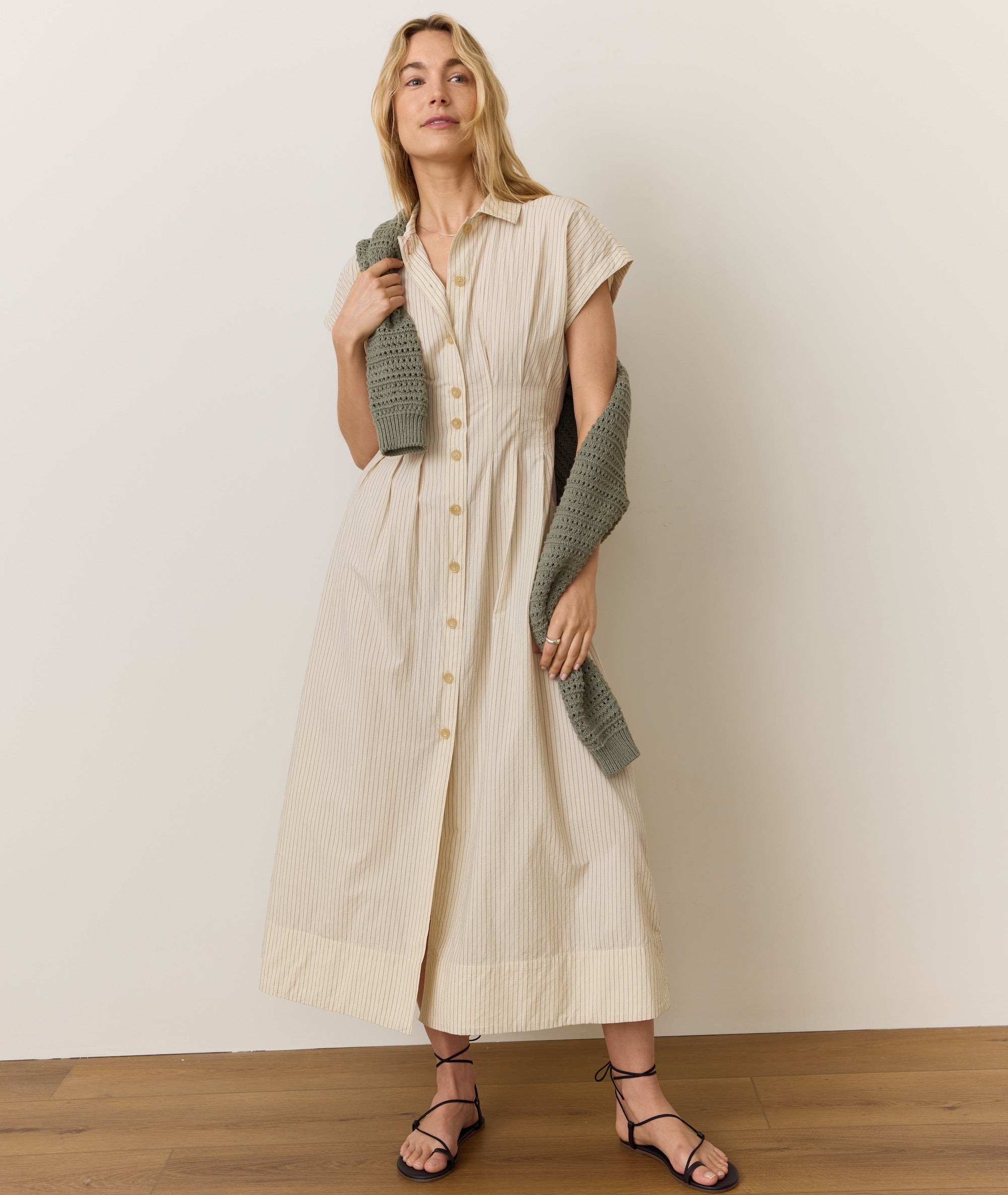 Arden Midi Shirt Dress