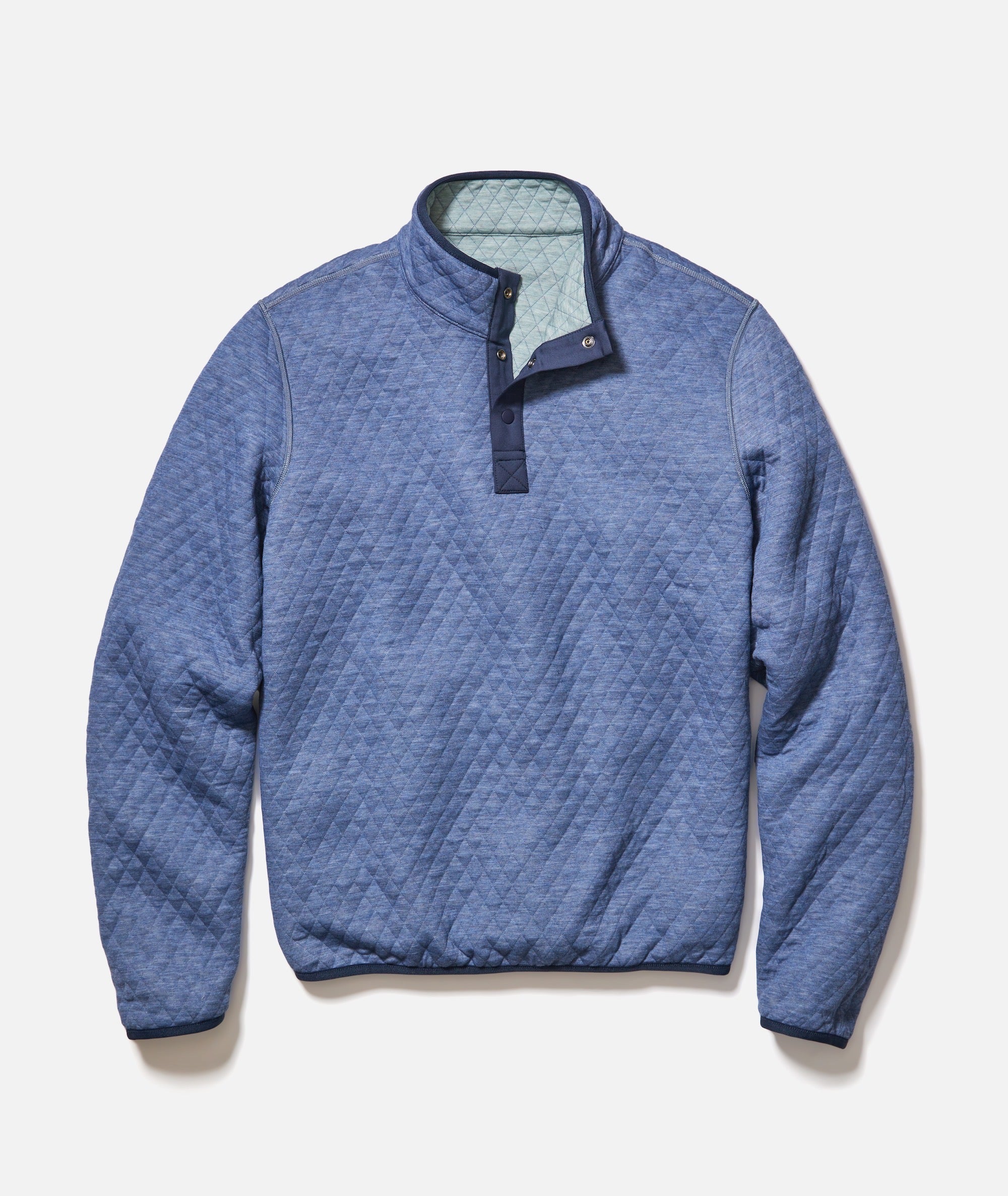 Corbet Quilted Reversible Pullover