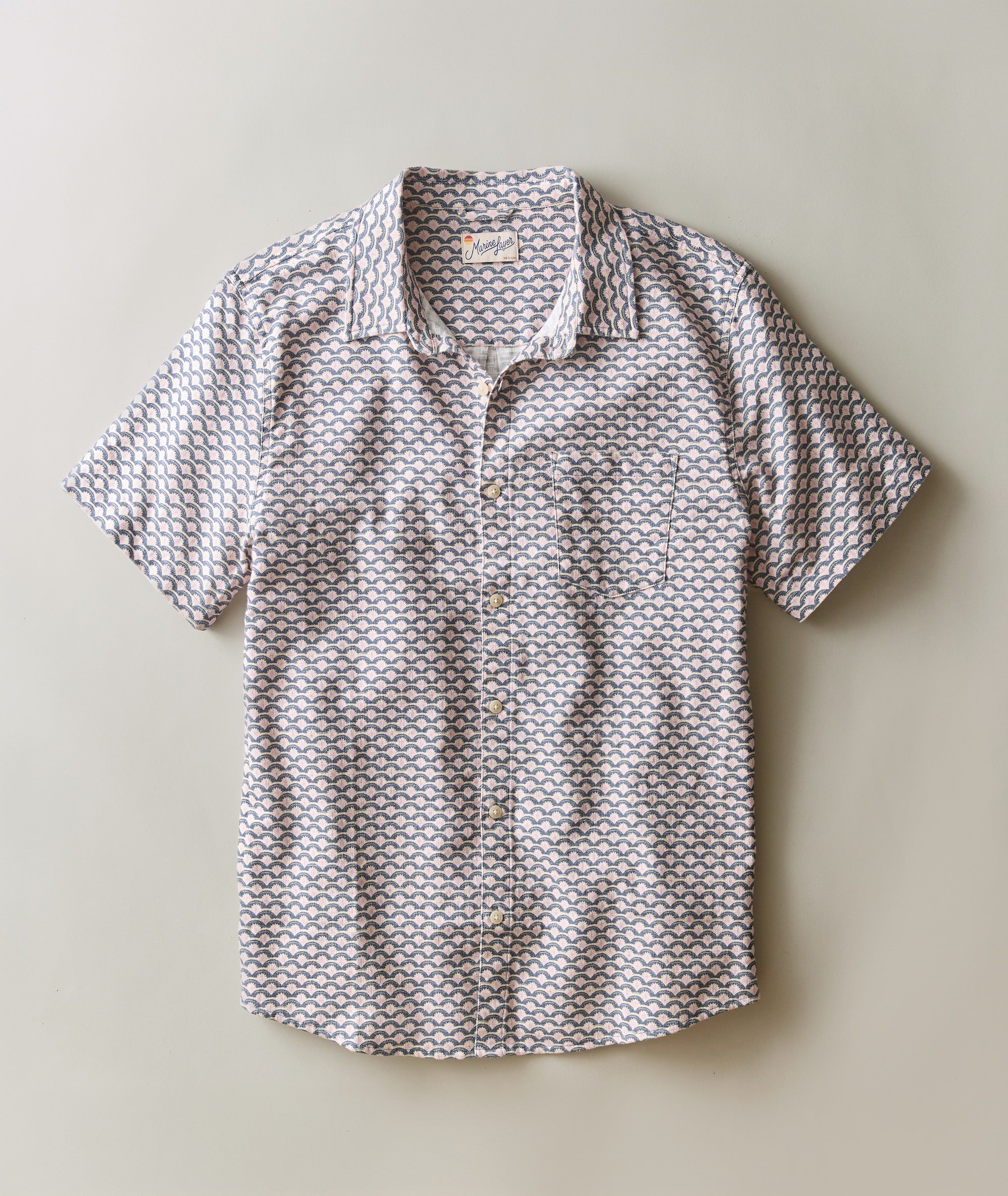 Stretch Selvage Short Sleeve Shirt