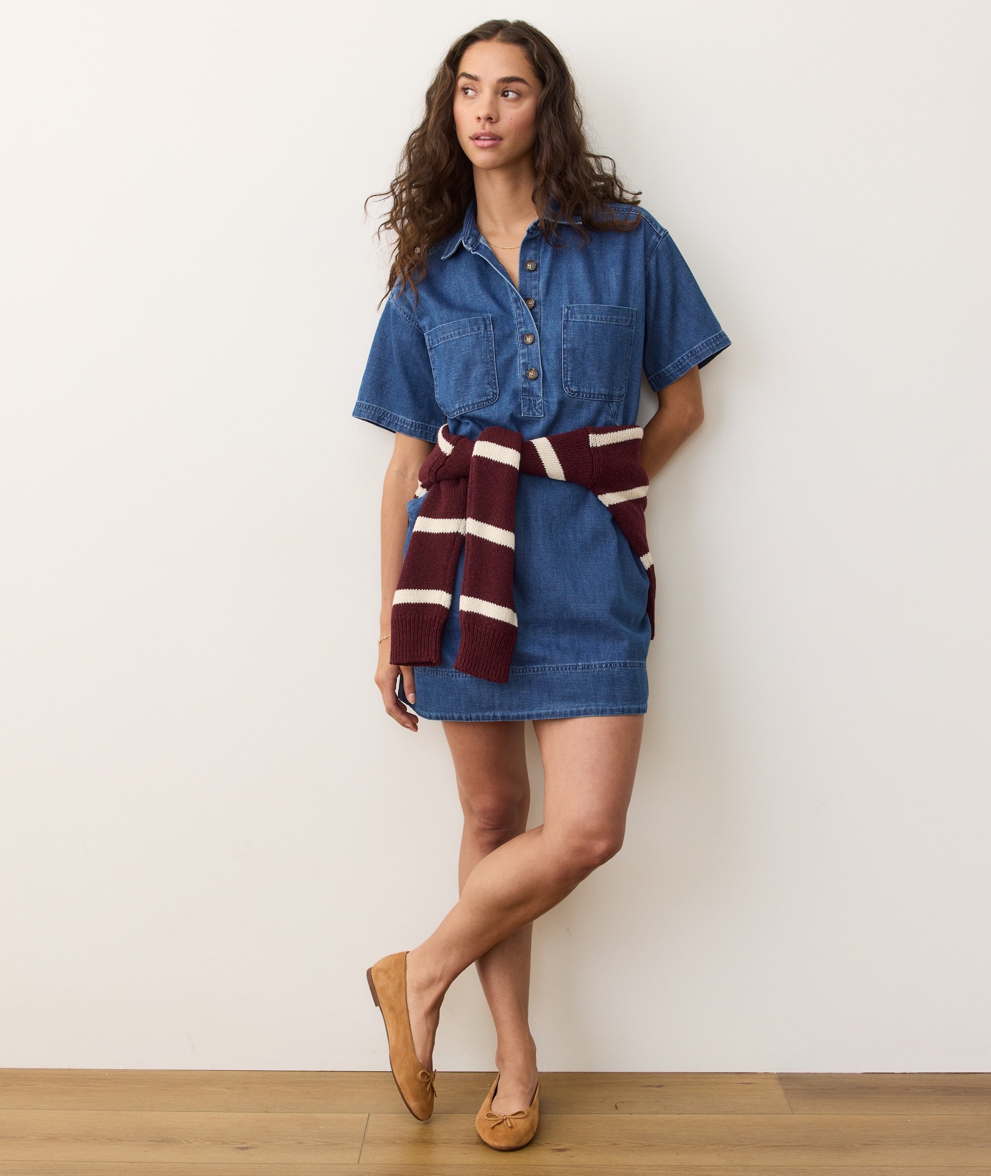 Liza Denim Mini Dress