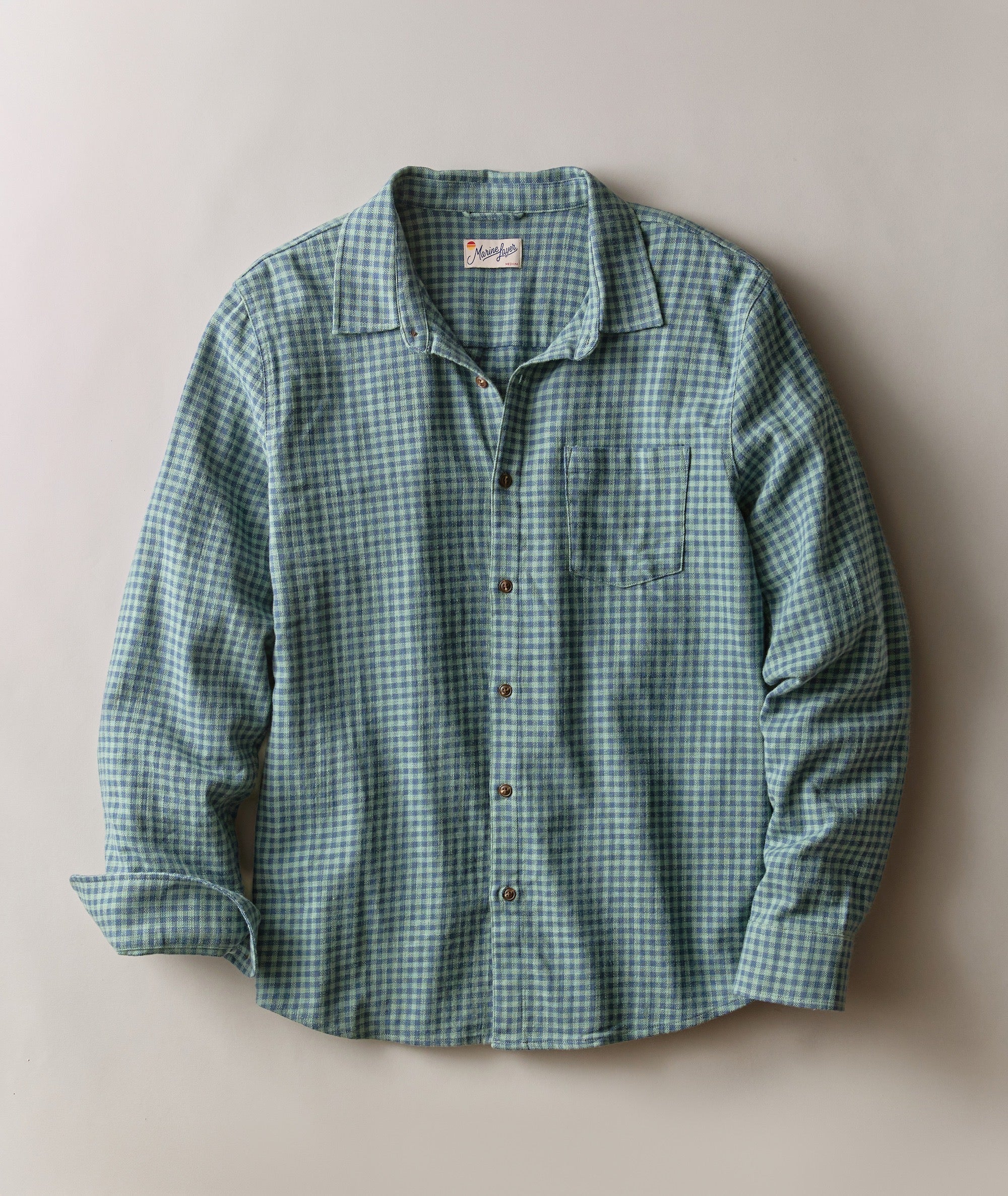 Stretch Selvage Long Sleeve Shirt