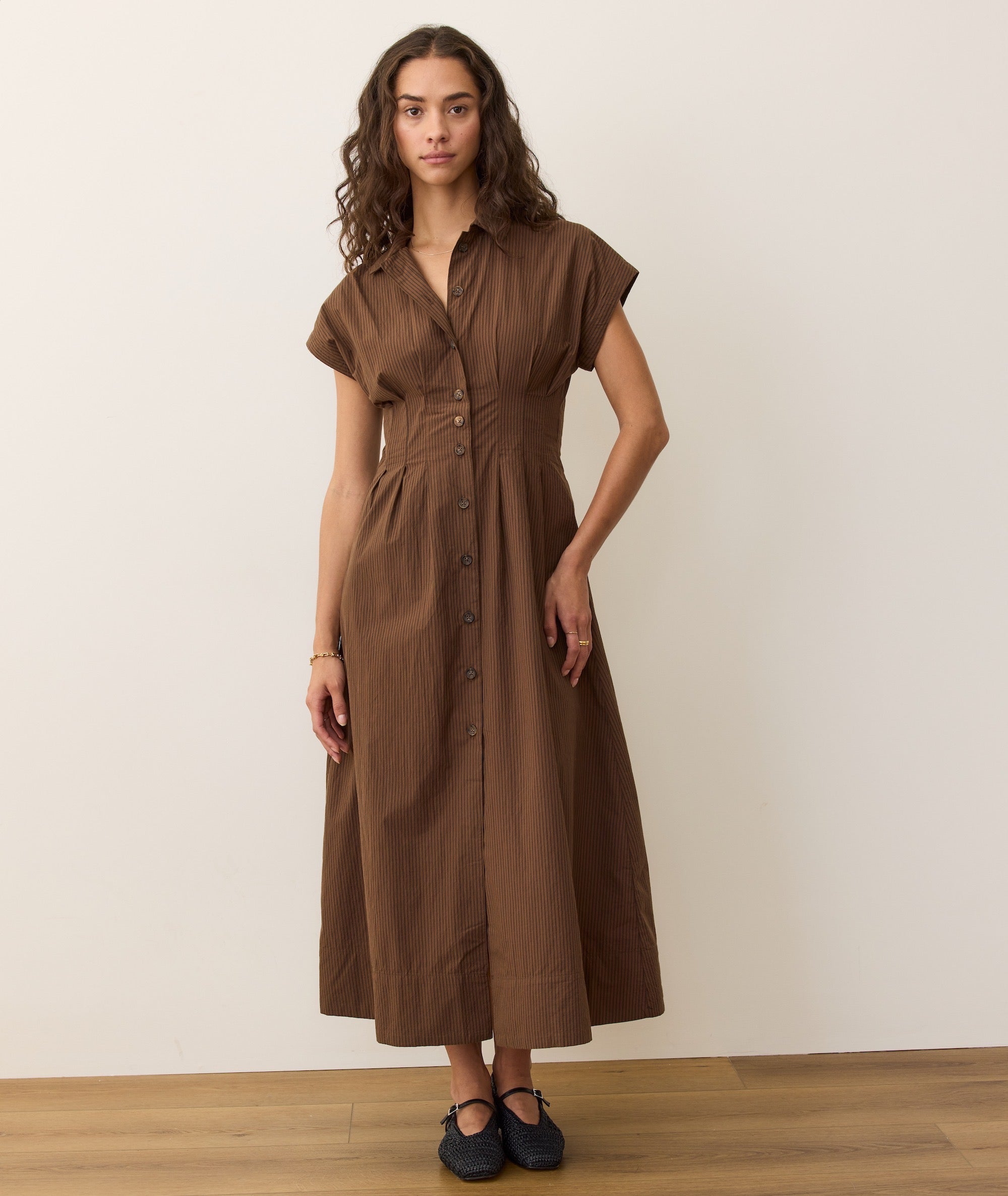 Arden Midi Shirt Dress