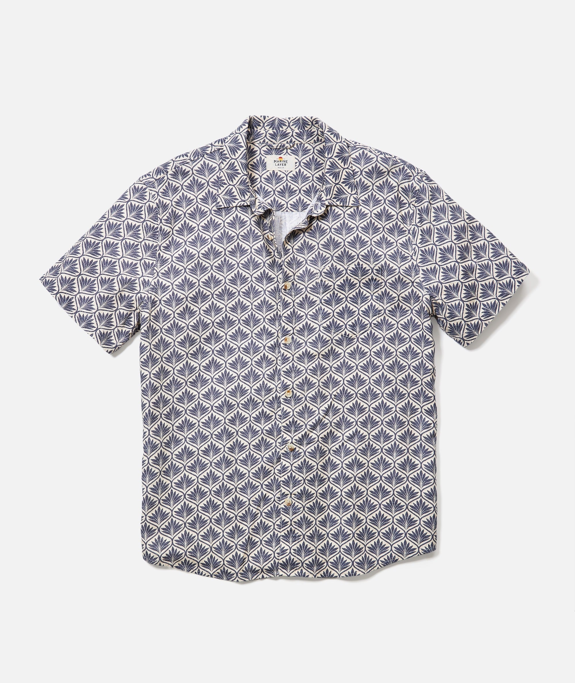 Stretch Selvage Short Sleeve Shirt