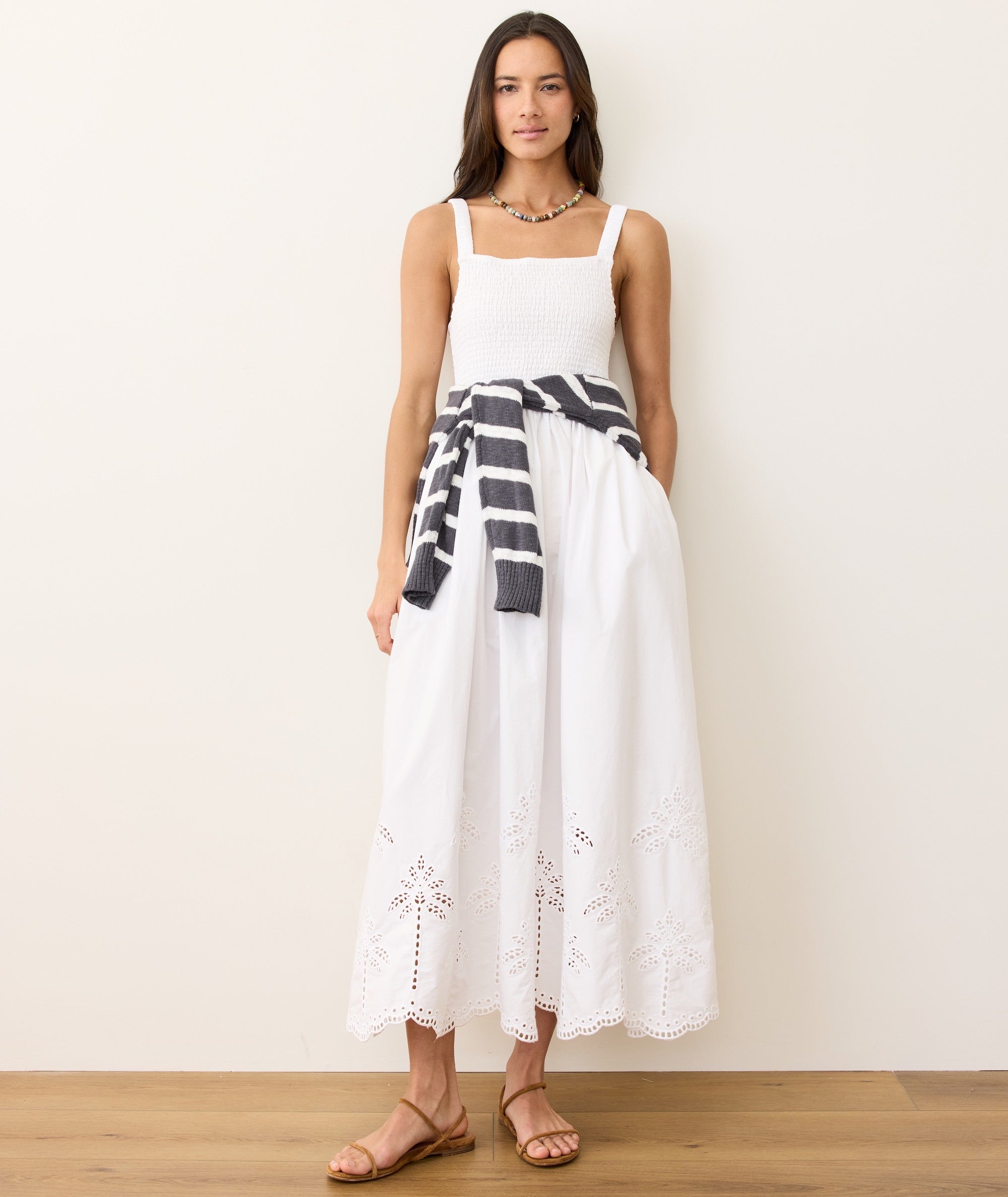 Selene Eyelet Maxi Dress