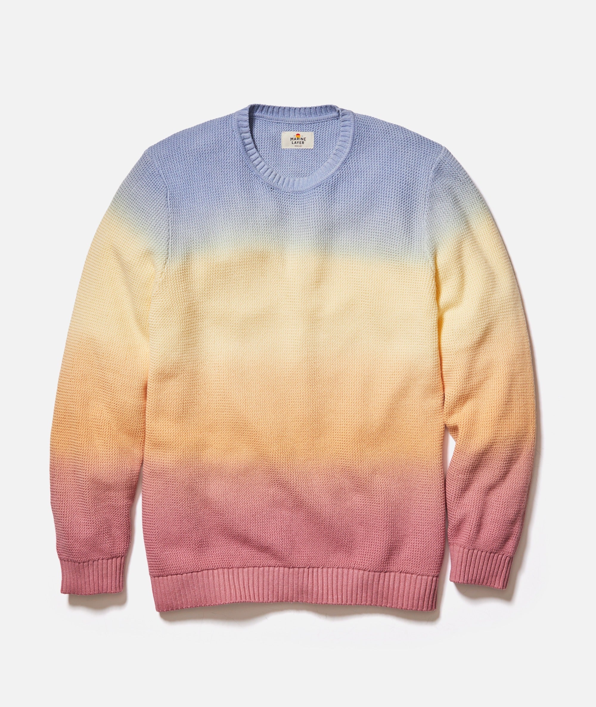 Men's Ombre Crew Sweater