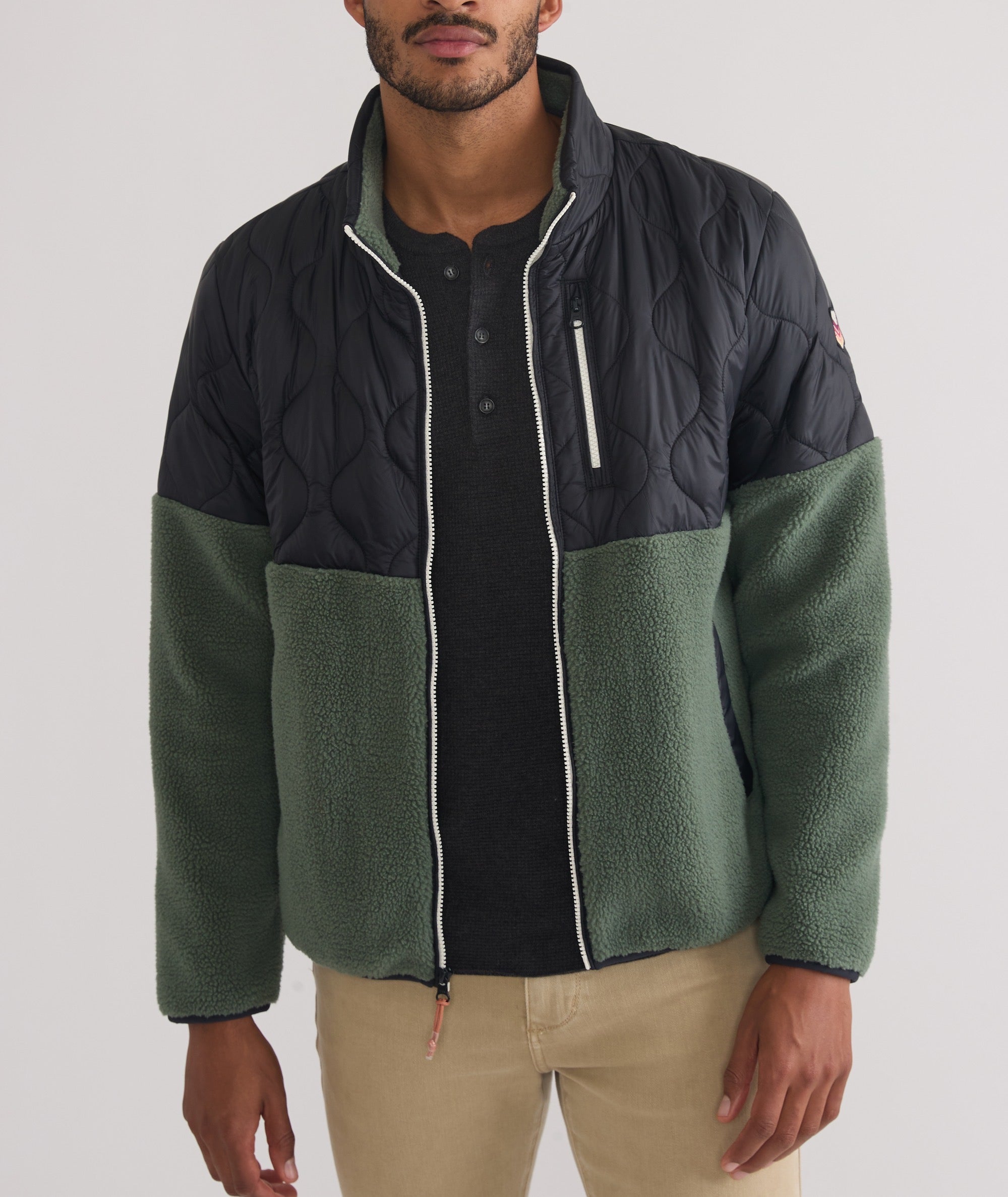 Custom Cut & Sew Bariloche Sherpa Jacket