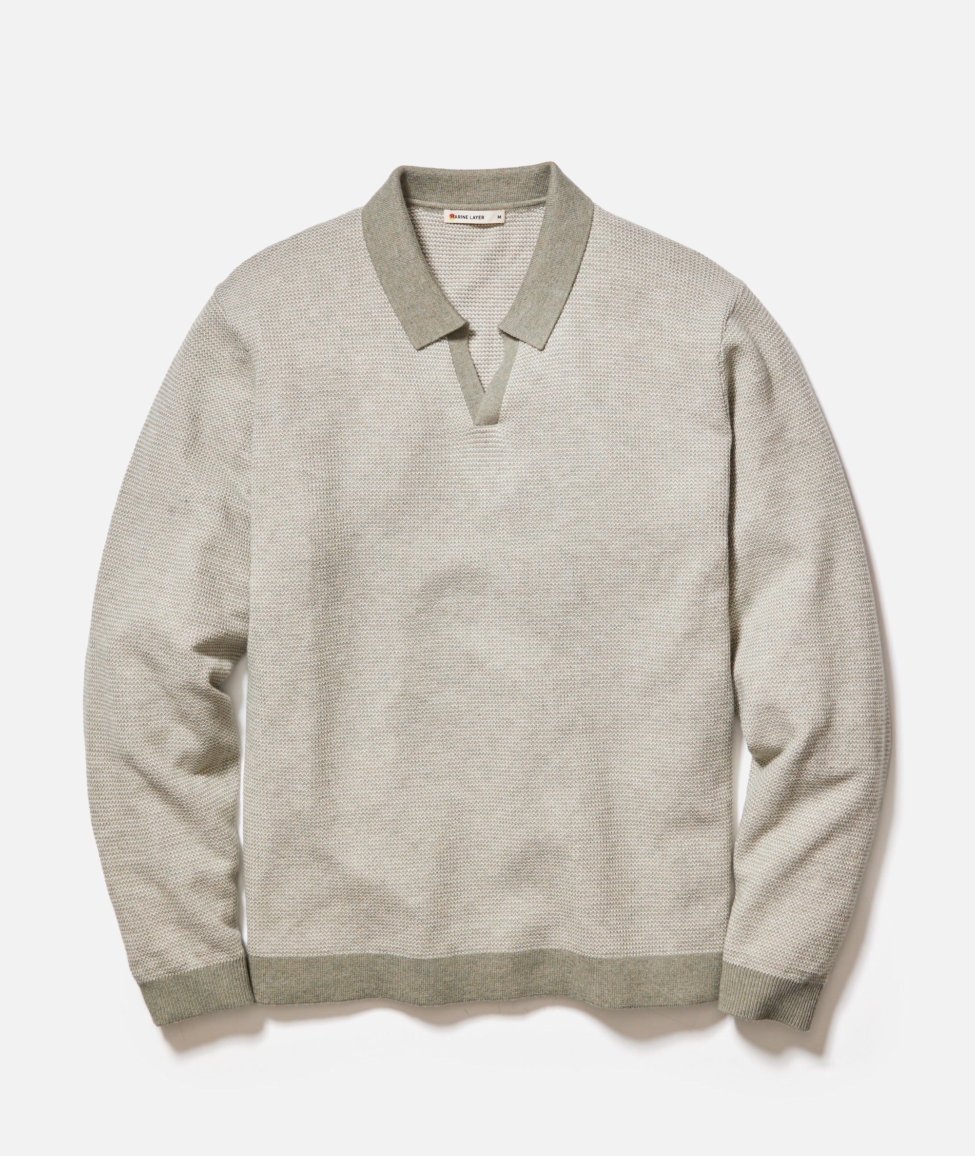 Liam Long Sleeve Sweater Polo