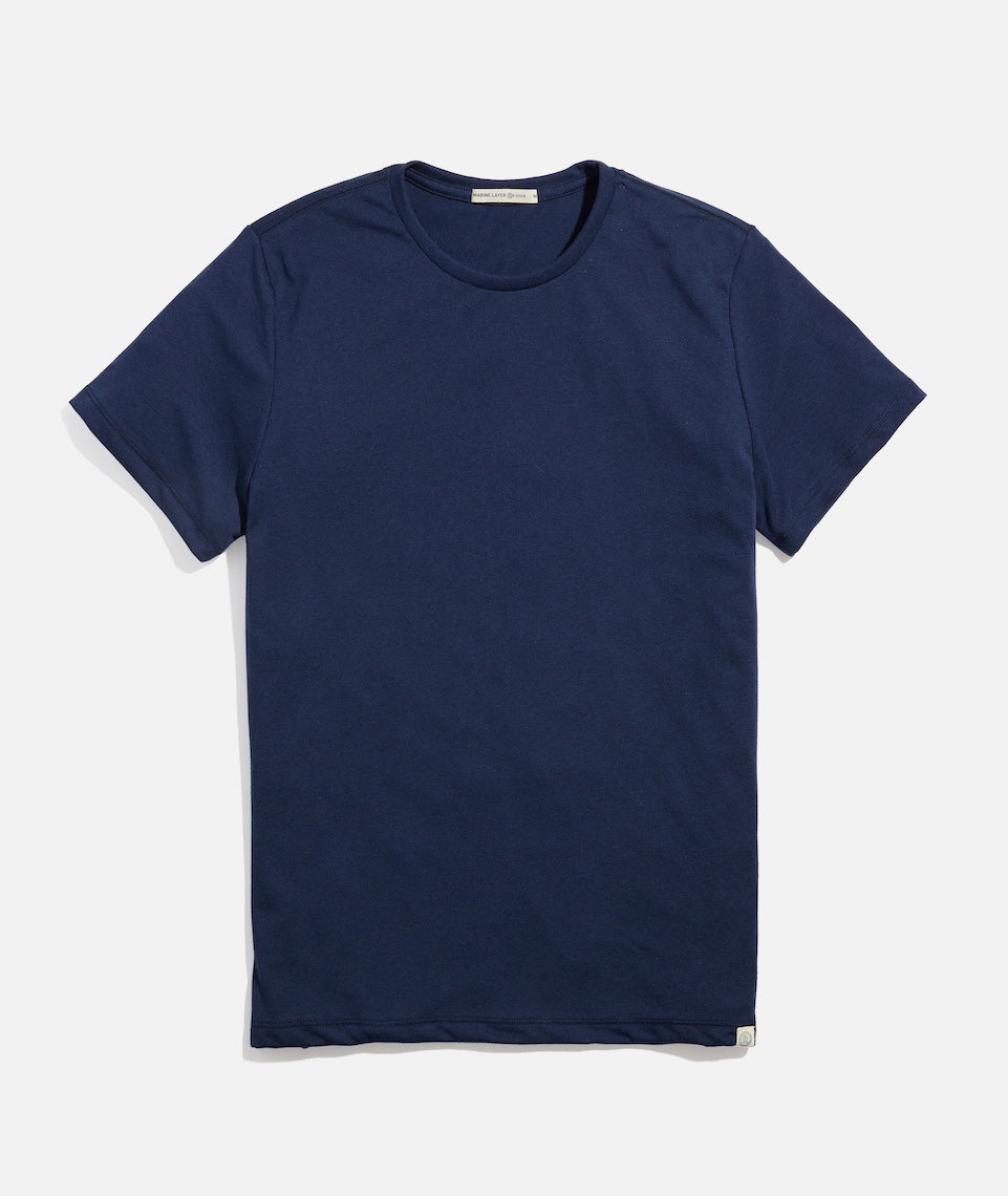 Men's Re-Spun Signature Crew in Navy