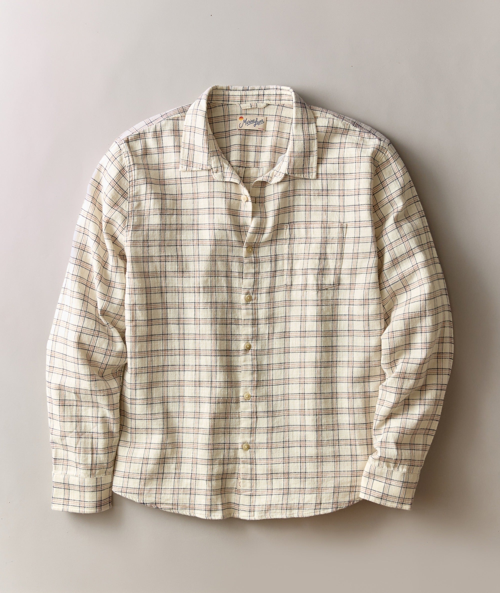 Stretch Selvage Long Sleeve Shirt