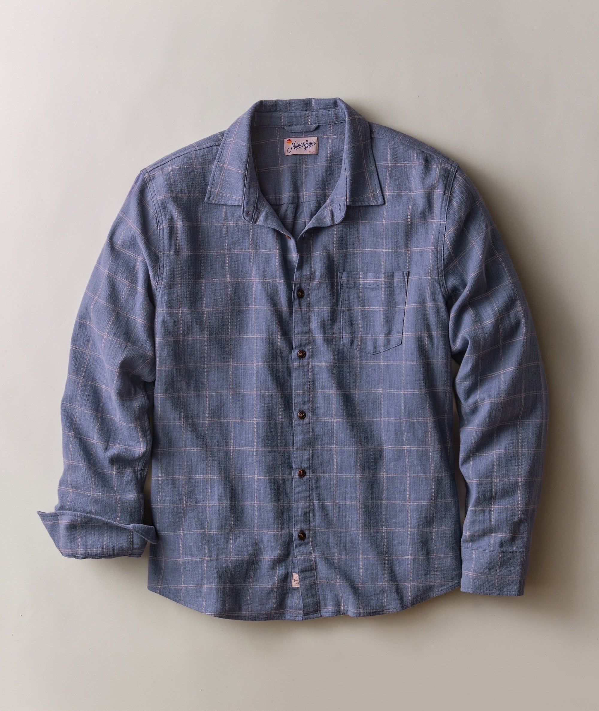 Stretch Selvage Long Sleeve Shirt