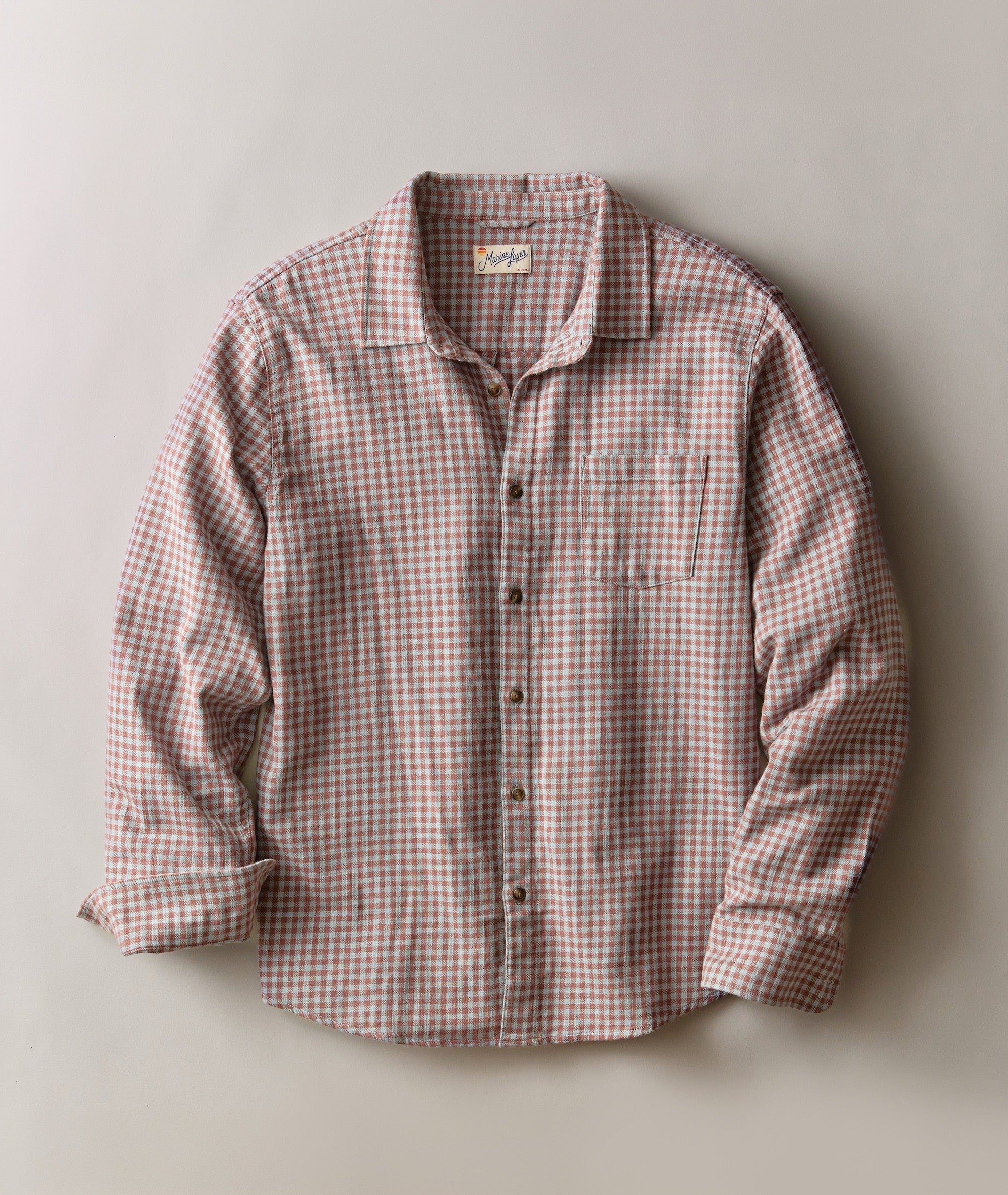 Stretch Selvage Long Sleeve Shirt