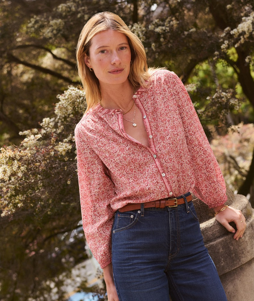Vivian Button Through Blouse