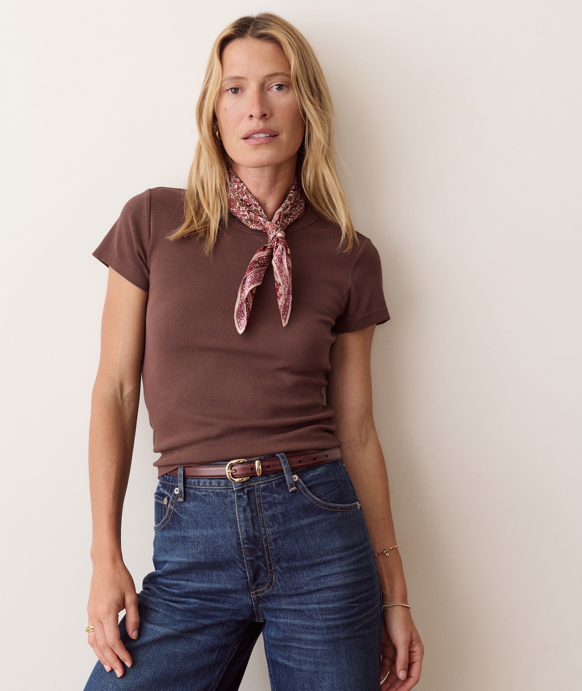 Lexi Rib Sun-In Crew Tee