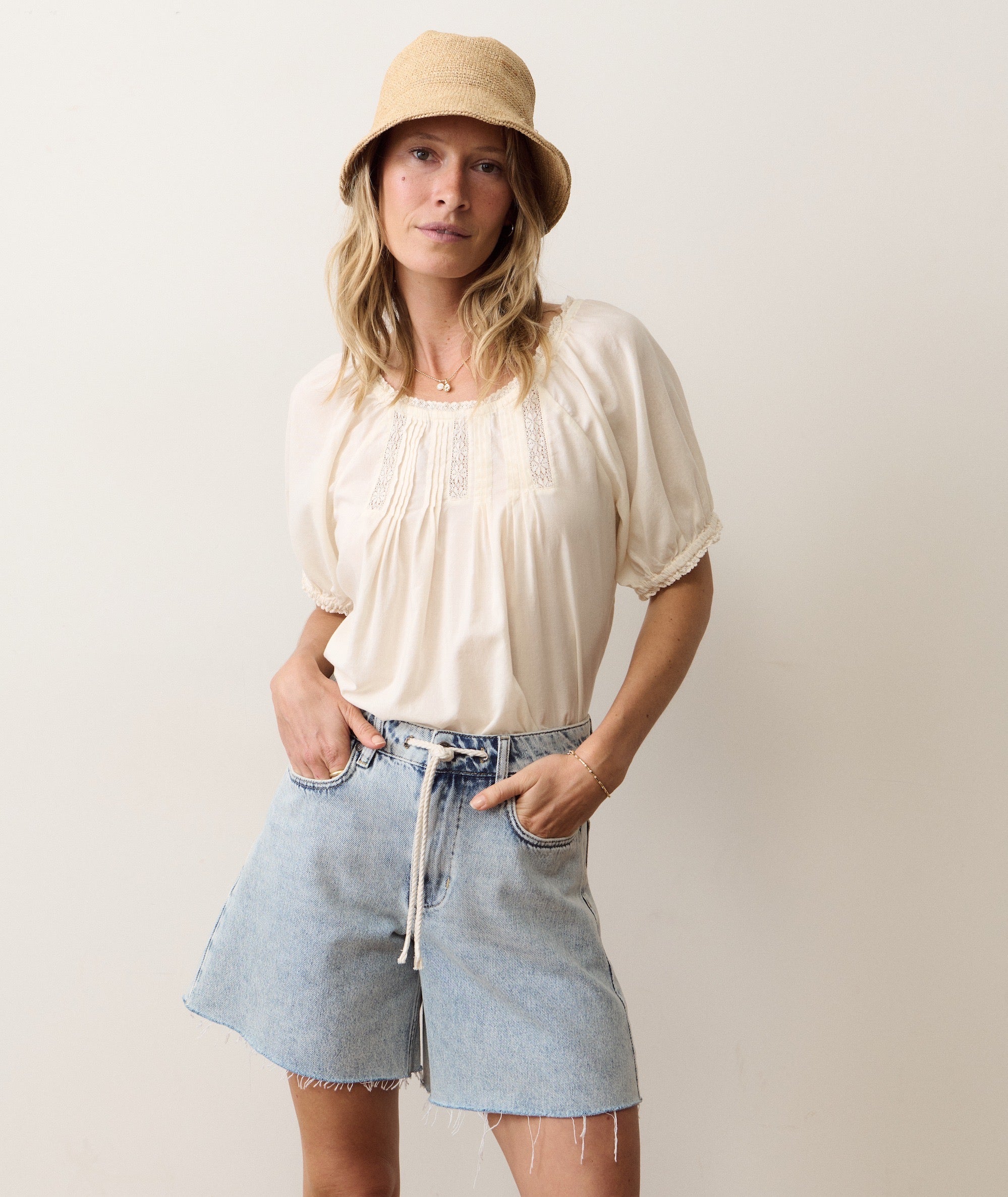 Celina Puff Top