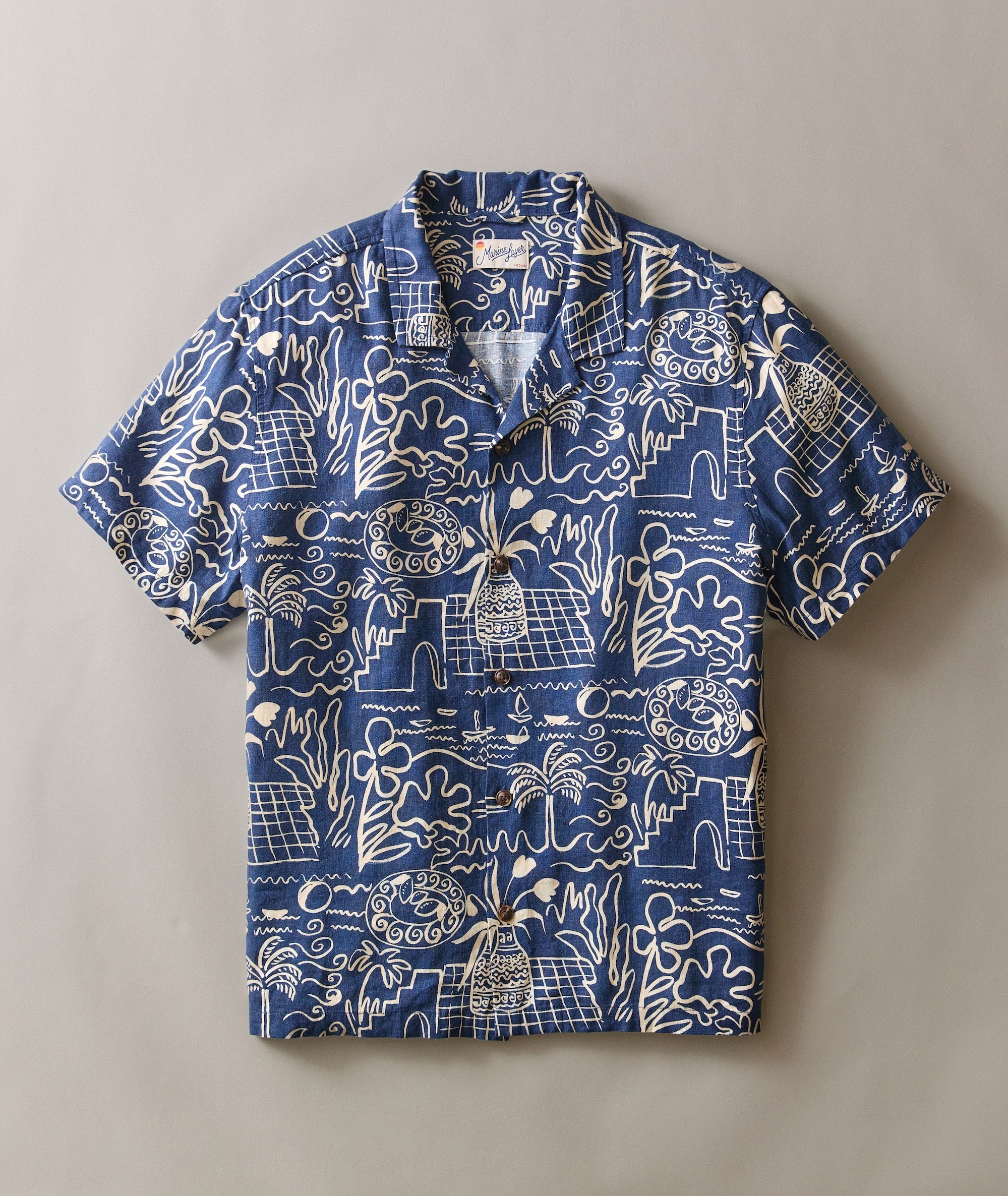 Pablo Tencel Linen Resort Shirt