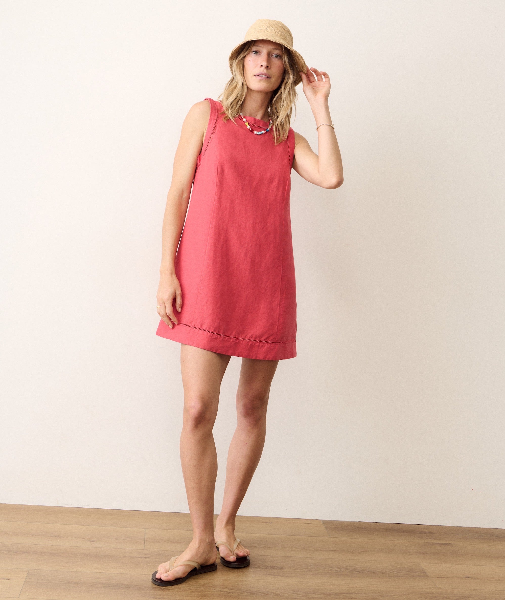 Cora Linen Mini Dress