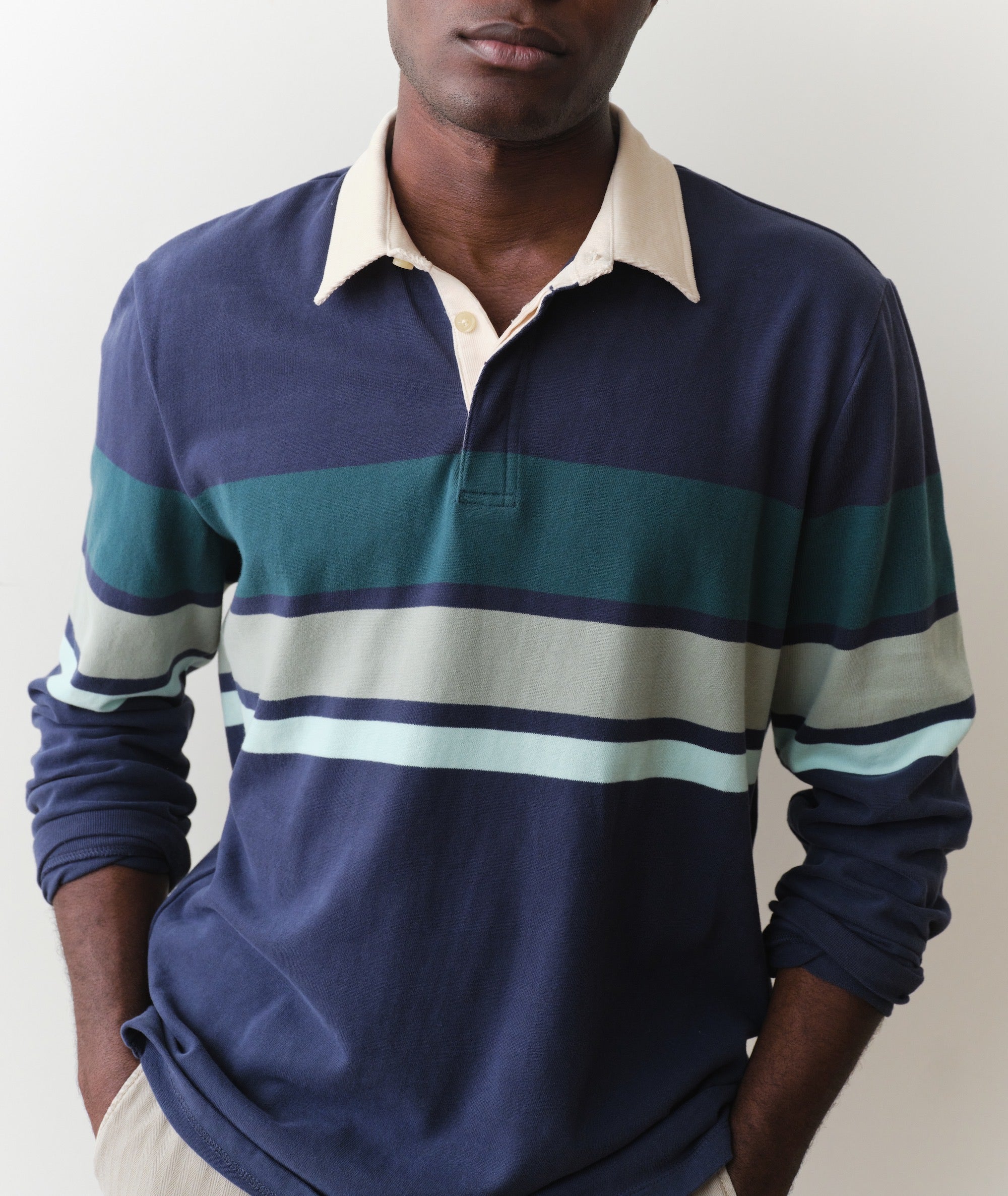Custom Cut & Sew Sueded Rugby Polo
