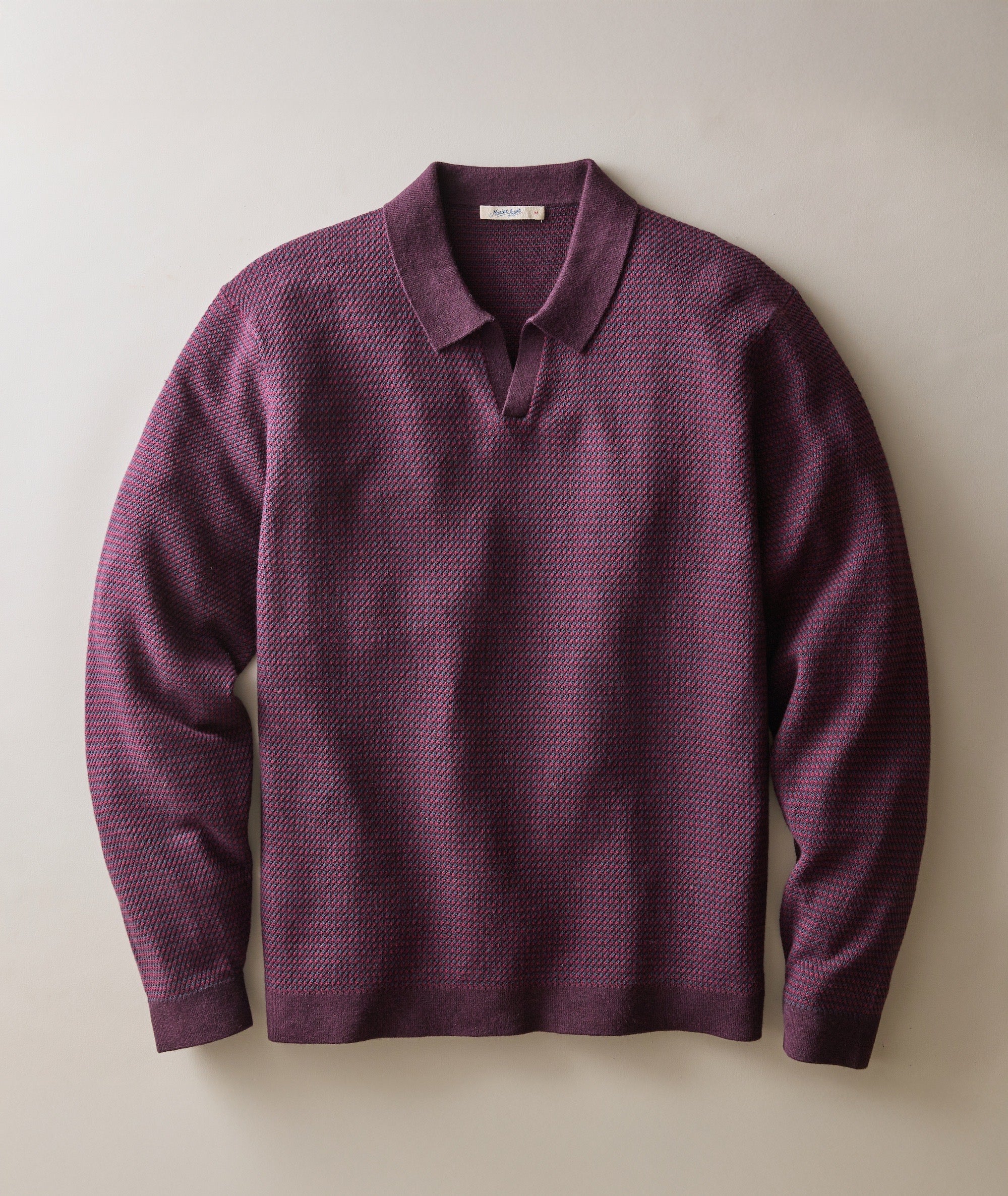 Liam Long Sleeve Sweater Polo