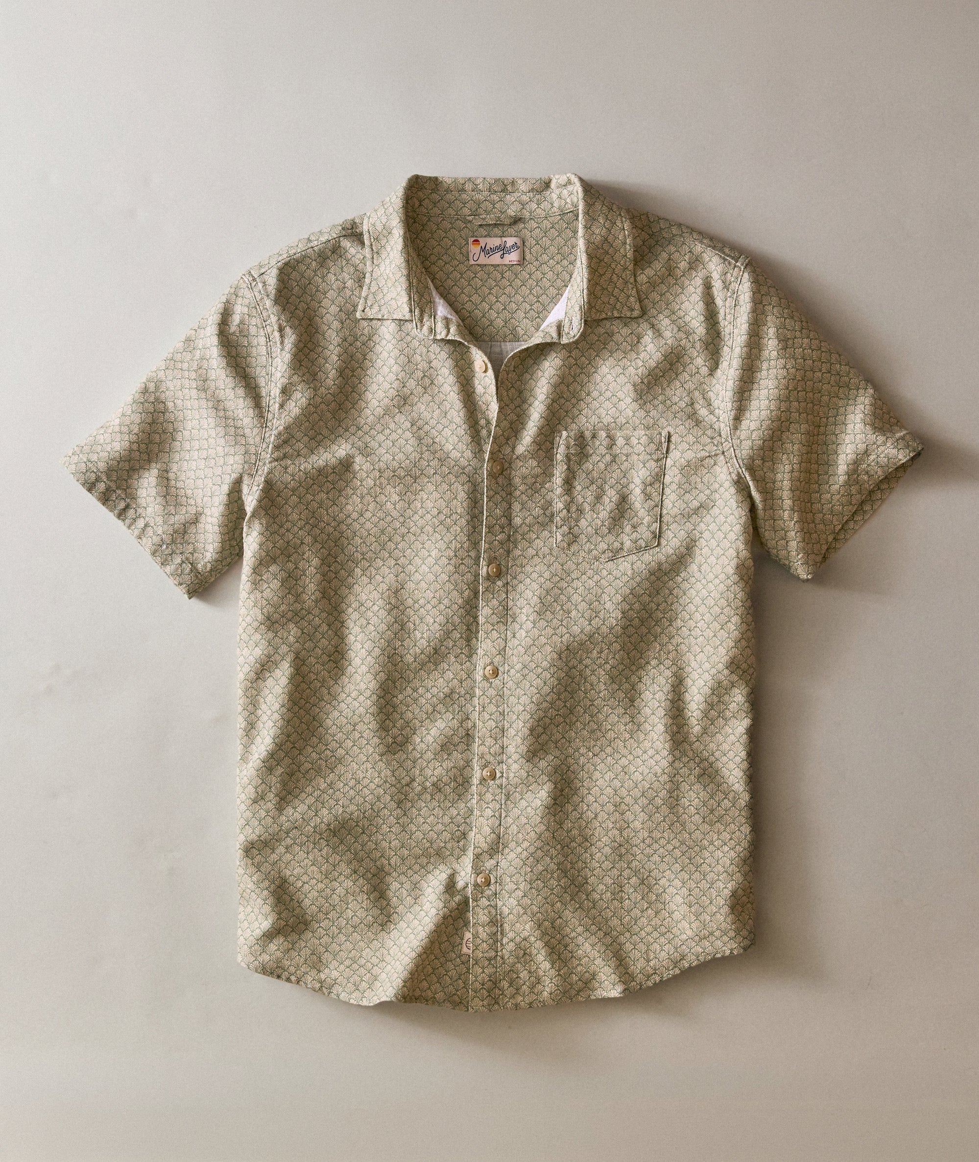 Stretch Selvage Short Sleeve Shirt