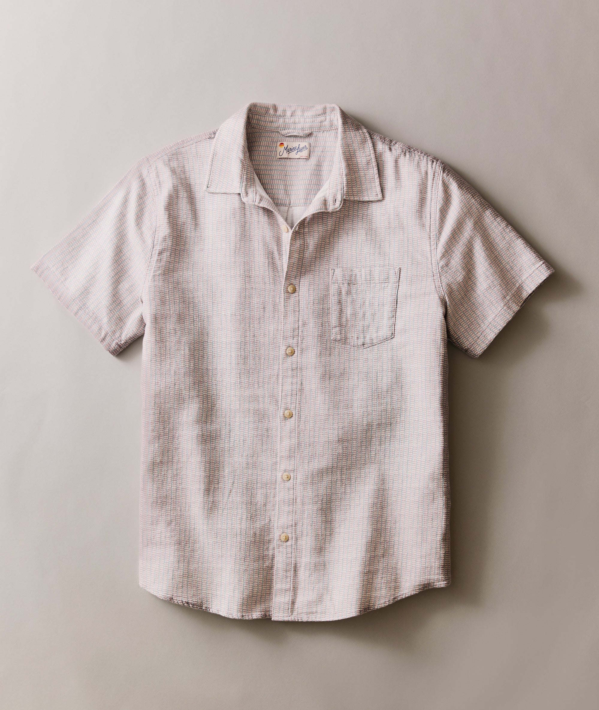 Stretch Selvage Short Sleeve Shirt