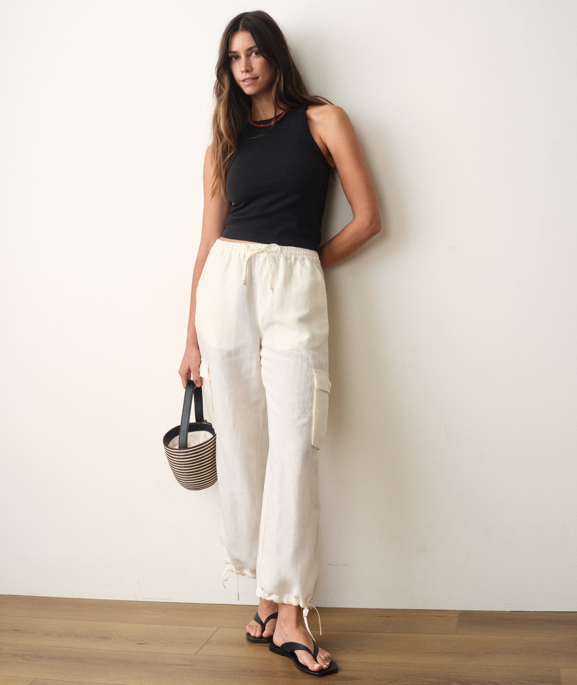 Linen Cargo Pant