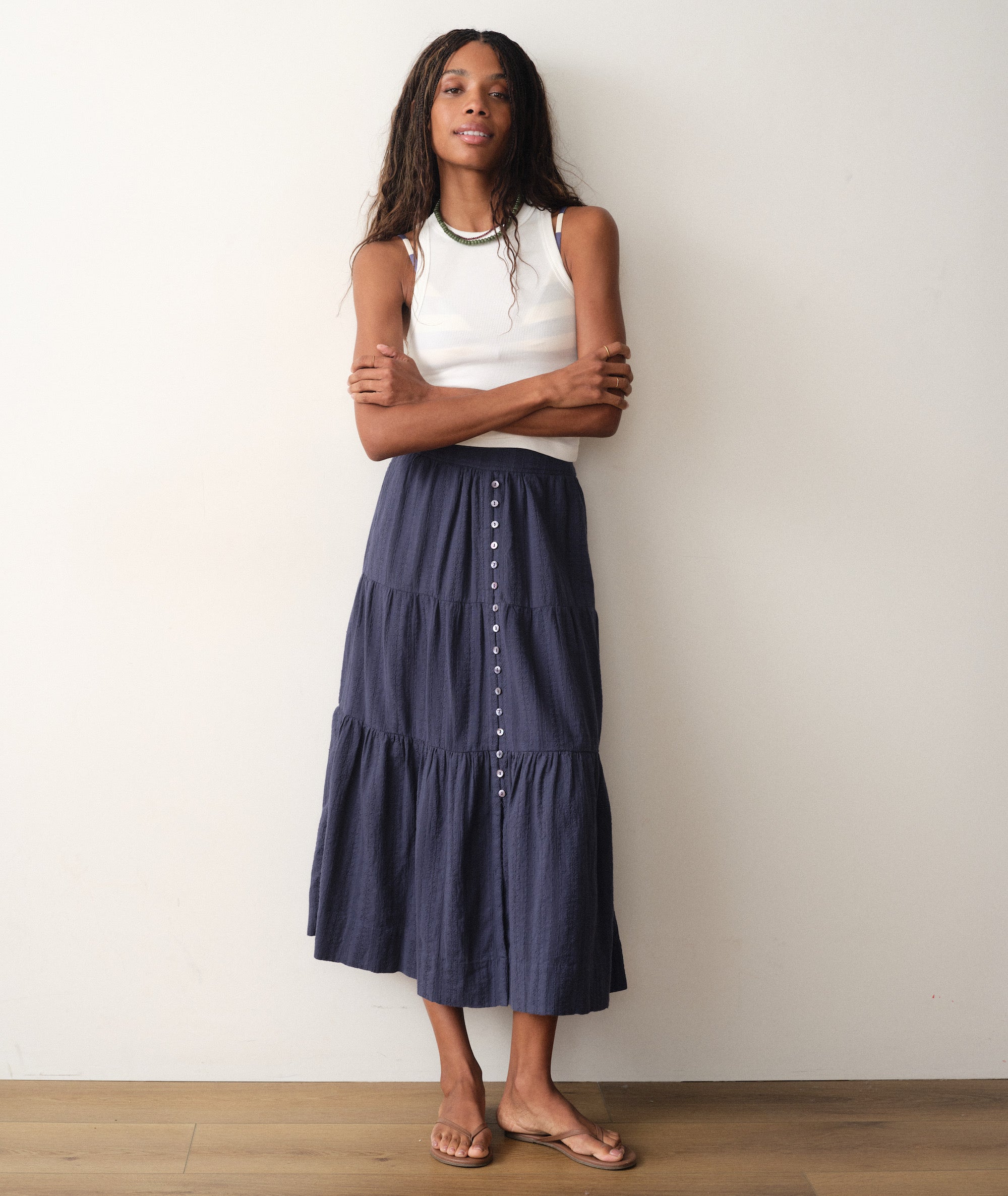 Lana Button-Through Skirt
