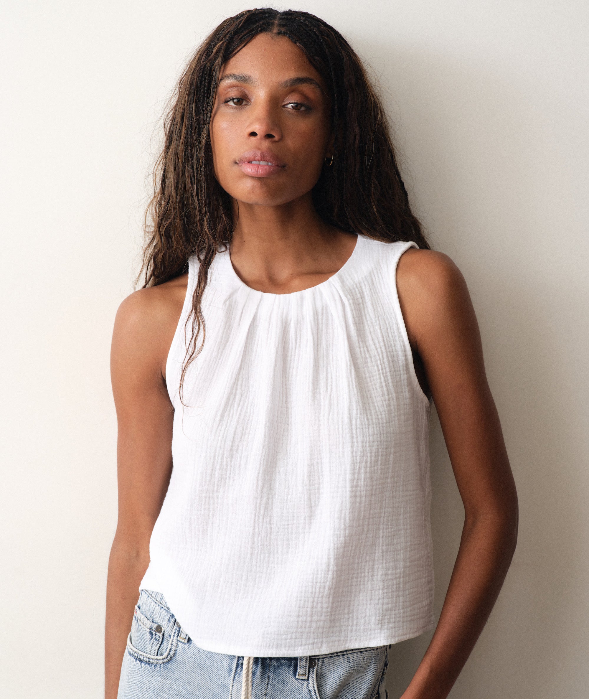 Serena High Neck Tank