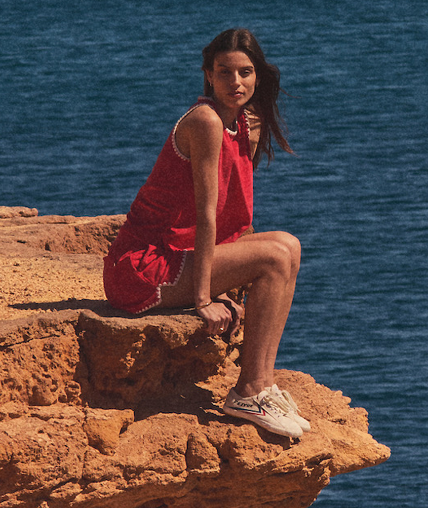 Beach Terry Shell Tank