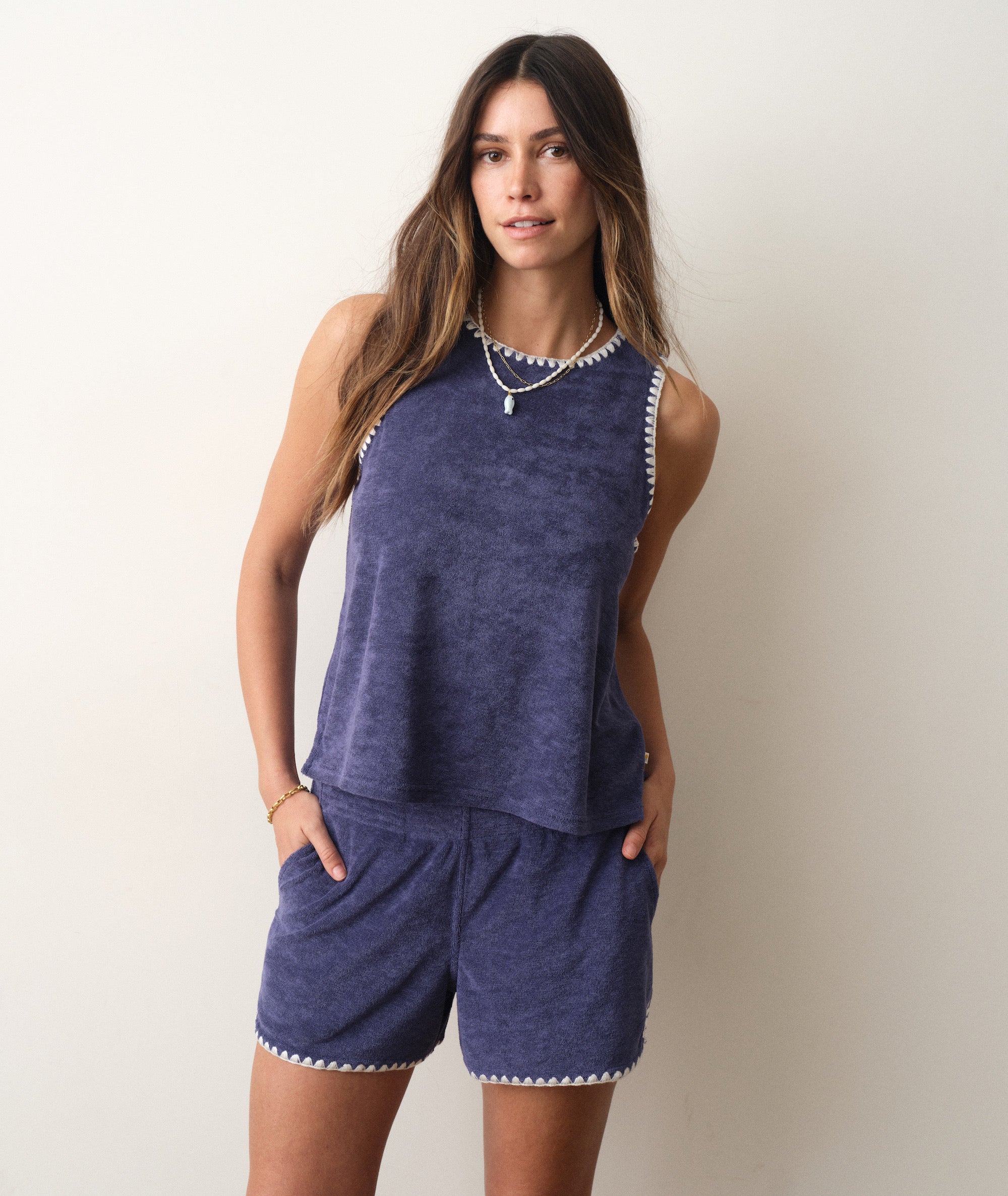Beach Terry Shell Tank