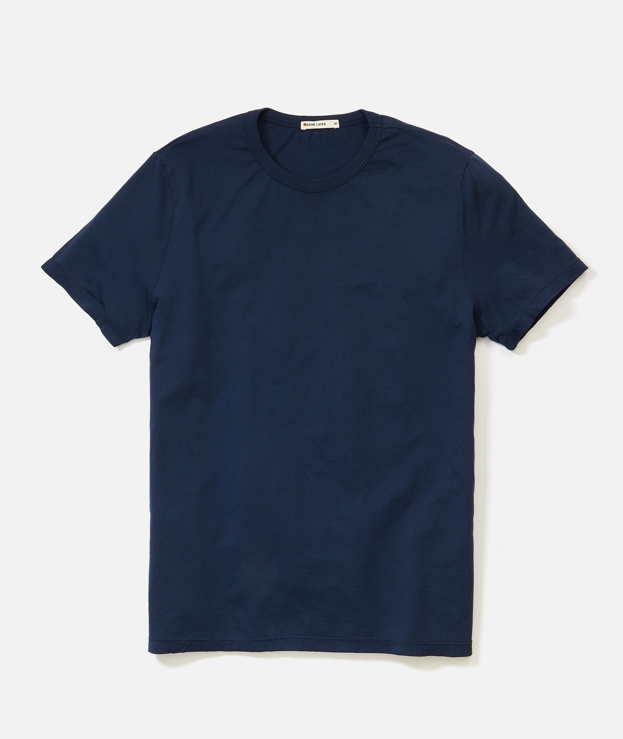 Men's Signature Crew Tee in True Navy