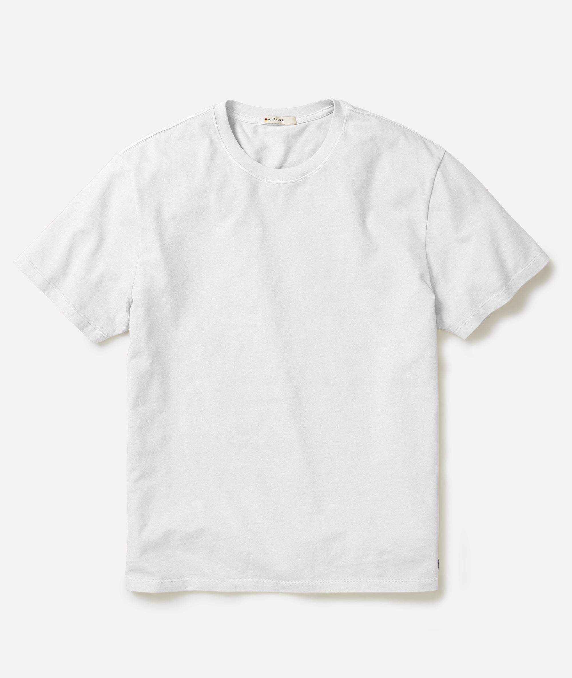 Men's Luxe Jersey Relaxed Tee in Bright White
